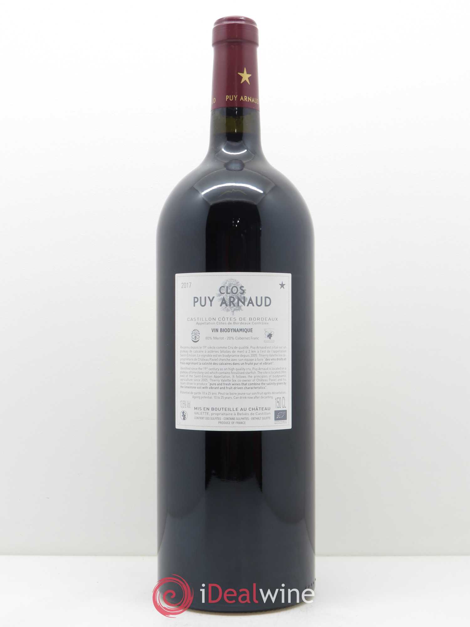 Clos Puy Arnaud 2017 - Lotto di 1 magnum - 1