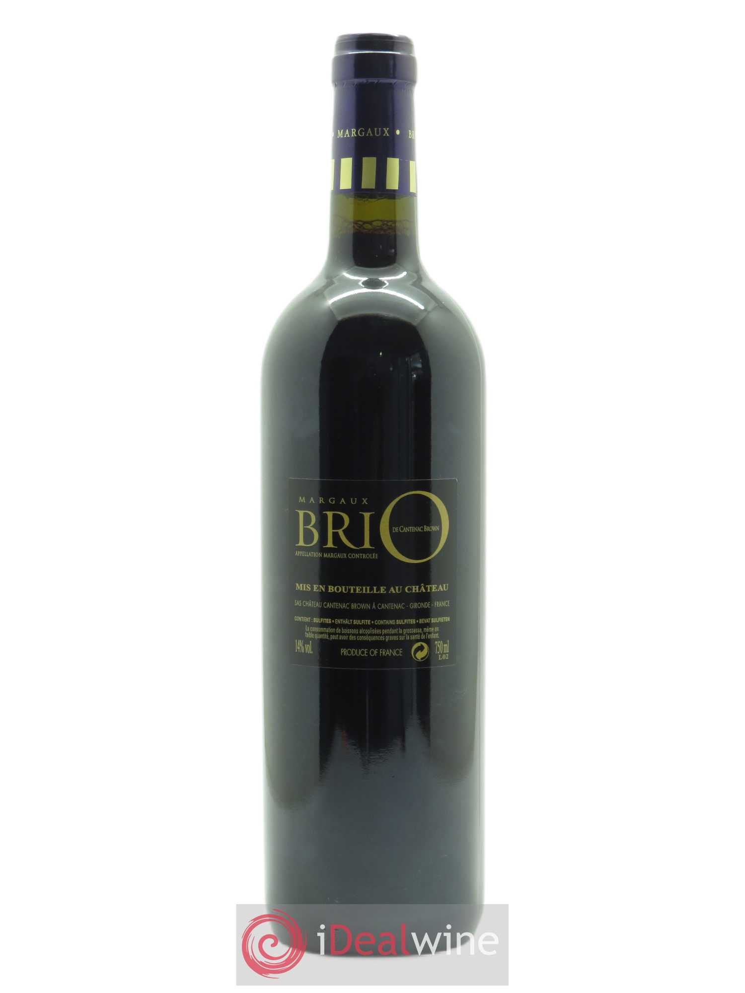 Brio de Cantenac Brown 2015 - Posten von 1 Flasche - 1