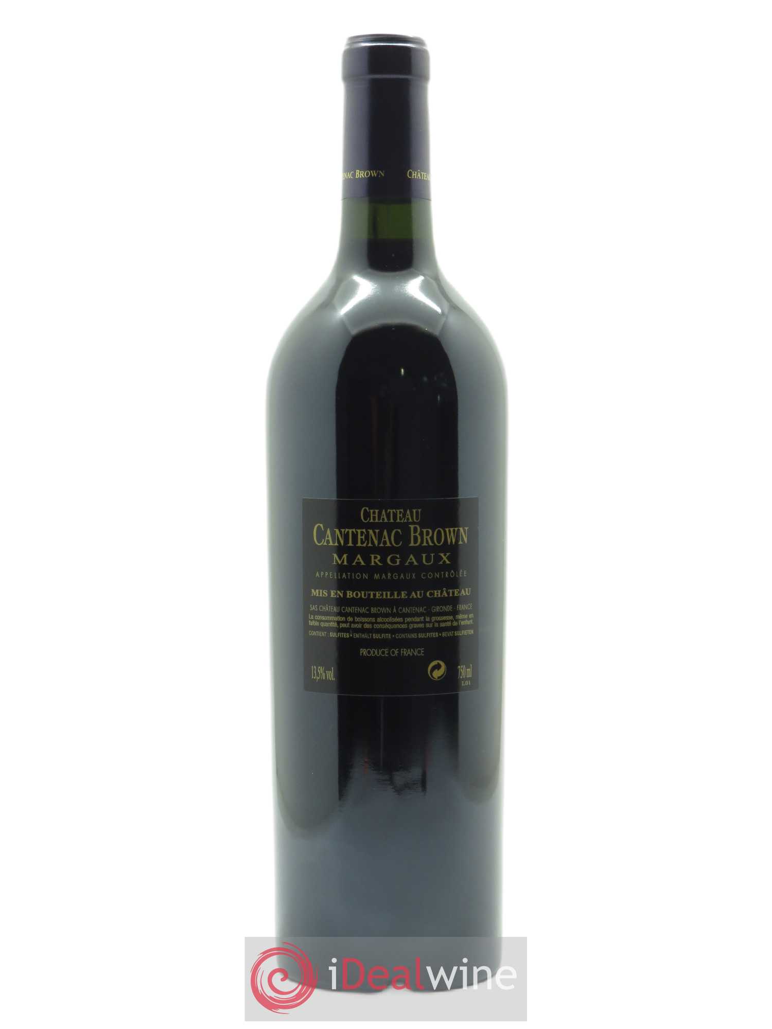 Château Cantenac Brown 3ème Grand Cru Classé (OWC if 12 bts) 2017 - Lot of 1 bottle - 1