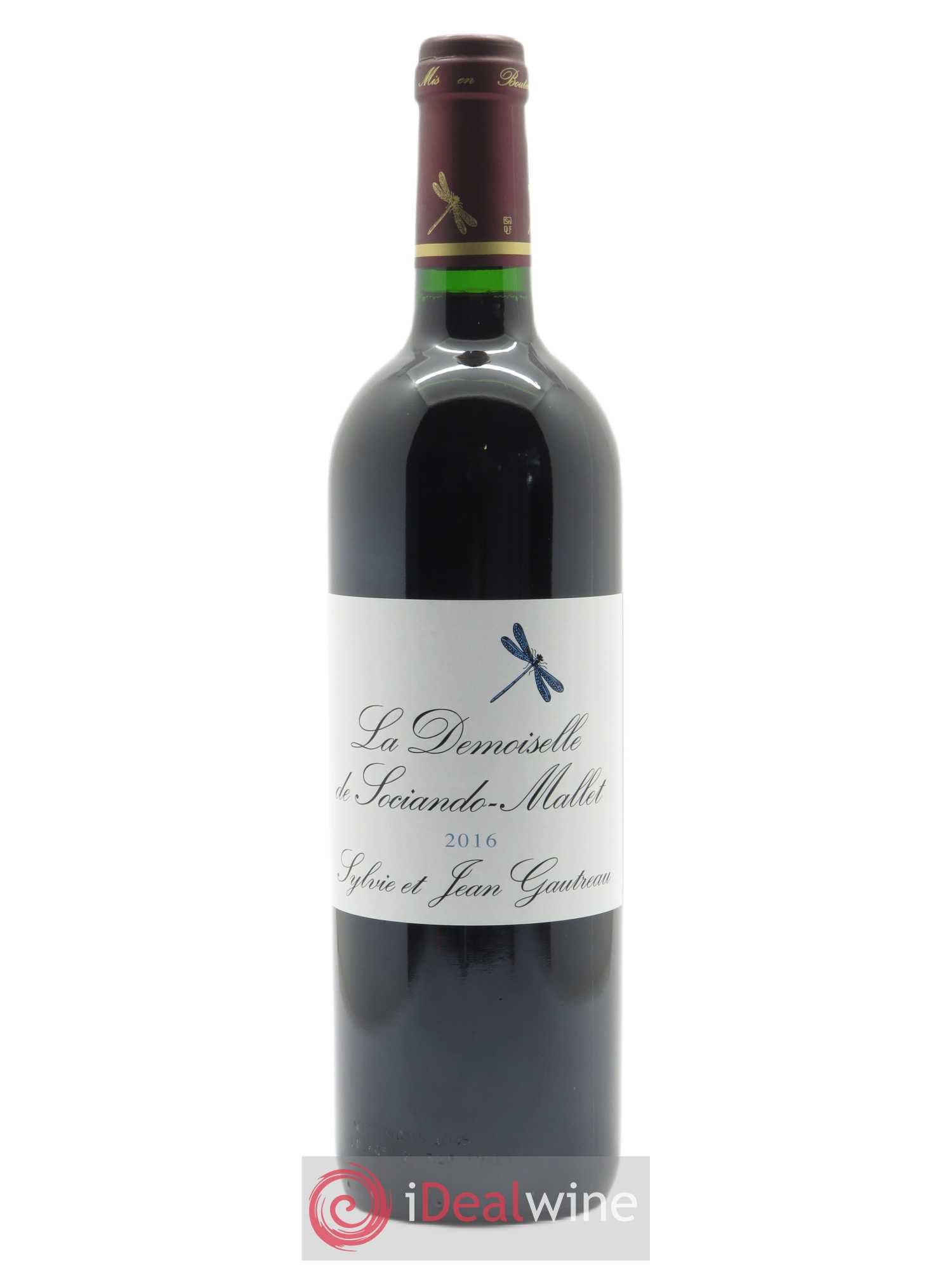 Demoiselle de Sociando Mallet Second Vin 2016 - Lot de 1 bouteille - 0