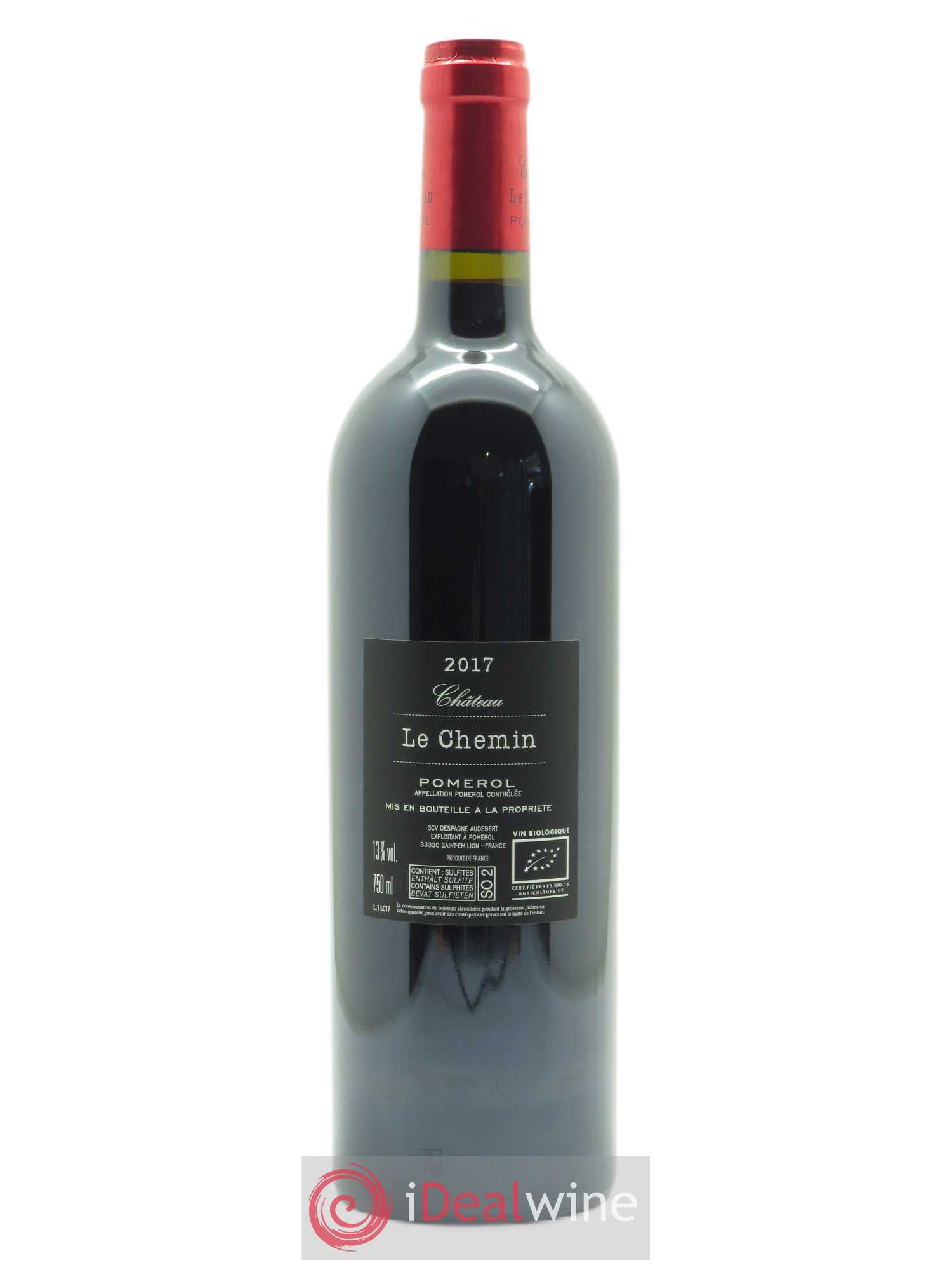 Château Le Chemin 2017 - Lot de 1 bouteille - 1