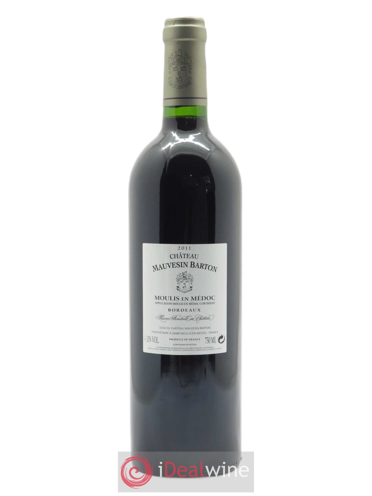 Château Mauvesin Cru Bourgeois 2011 - Lot de 1 bouteille - 1