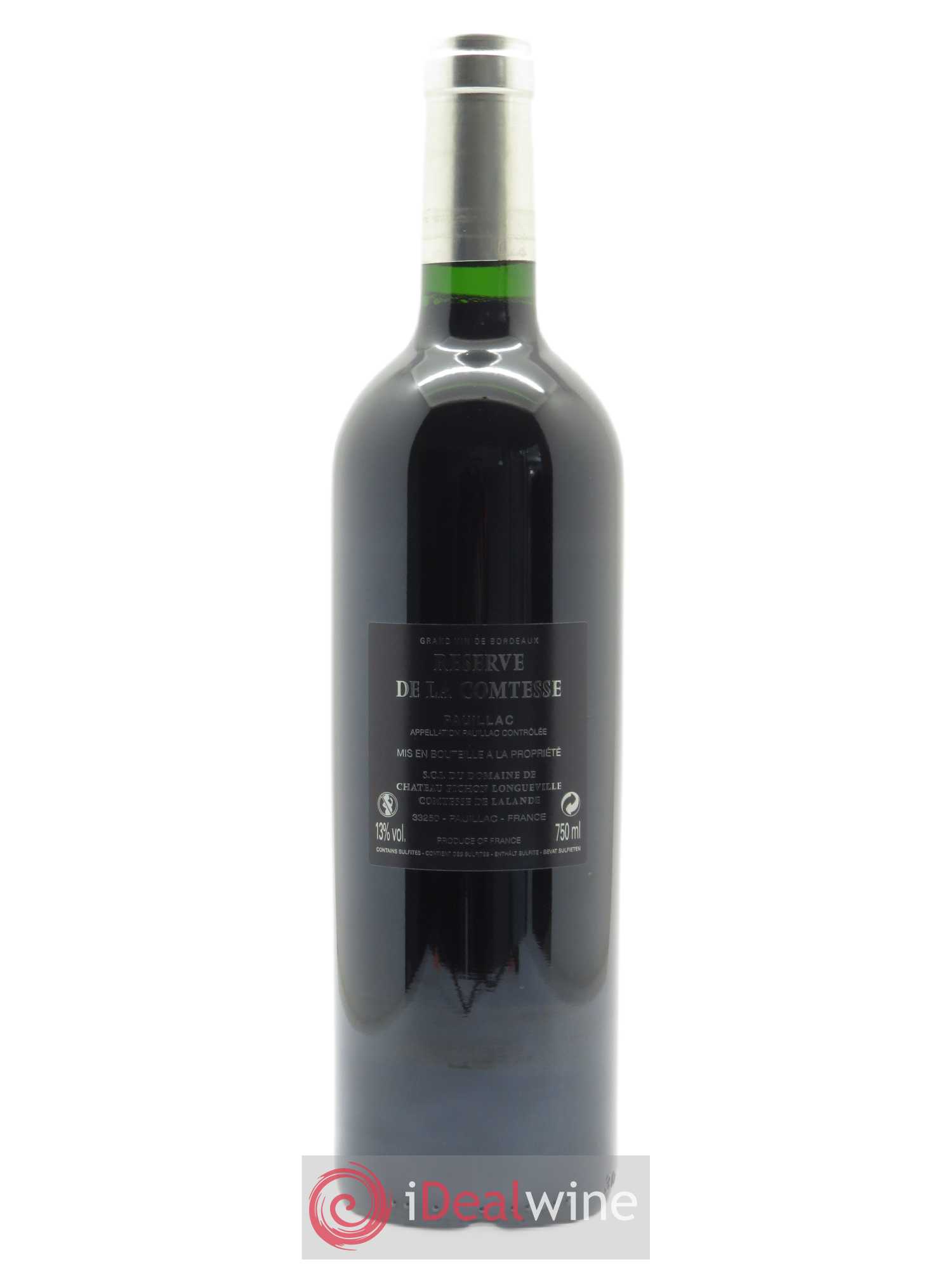 Réserve de la Comtesse Second Vin (CBO à partir de 6 bts) 2016 - Lot de 1 bouteille - 1