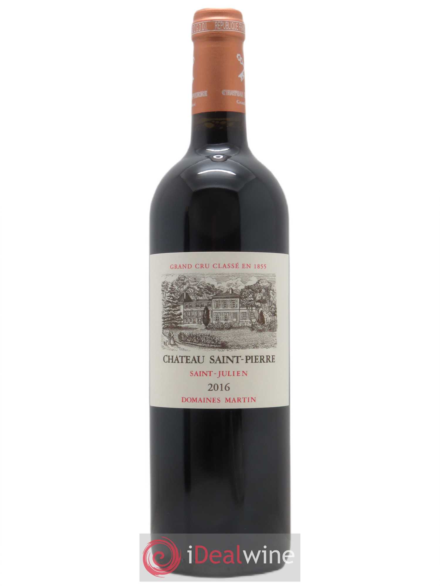Château Saint-Pierre 4ème Grand Cru Classé (CBO à partir de 6 bts) 2016 - Lot de 1 bouteille - 0