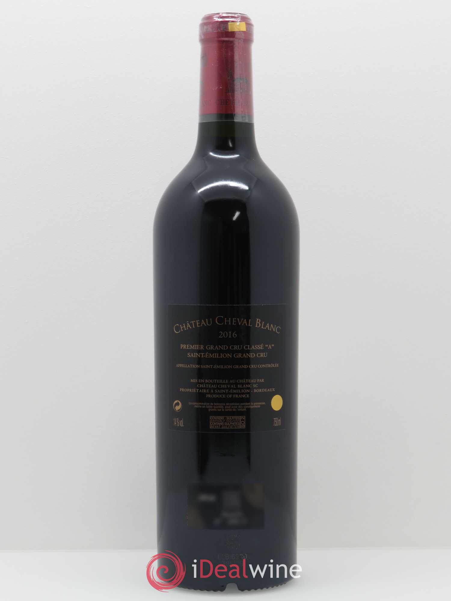 Château Cheval Blanc 1er Grand Cru Classé A 2016 - Lot de 3 bouteilles - 1