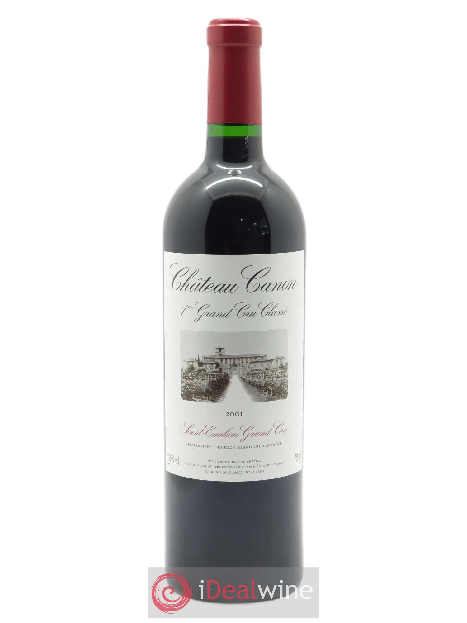 Château Canon 1er Grand Cru Classé B 2001 - Lot de 1 bouteille - 0
