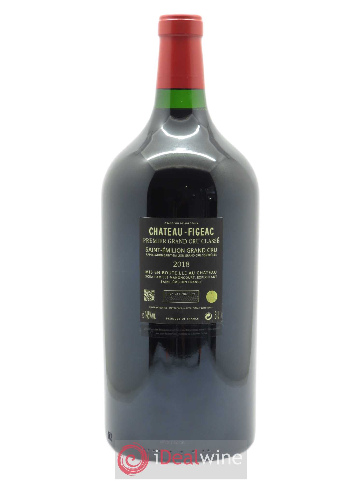 Château Figeac 1er Grand Cru Classé A 2018 - Lot de 1 double magnum - 1