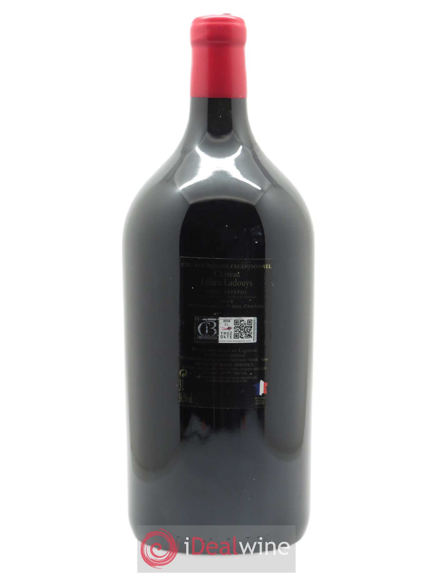 Château Lilian Ladouys Cru Bourgeois 2018 - Lot de 1 double magnum - 1