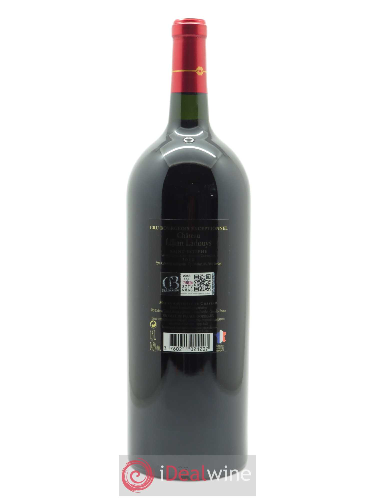 Château Lilian Ladouys Cru Bourgeois 2018 - Lot de 1 magnum - 1