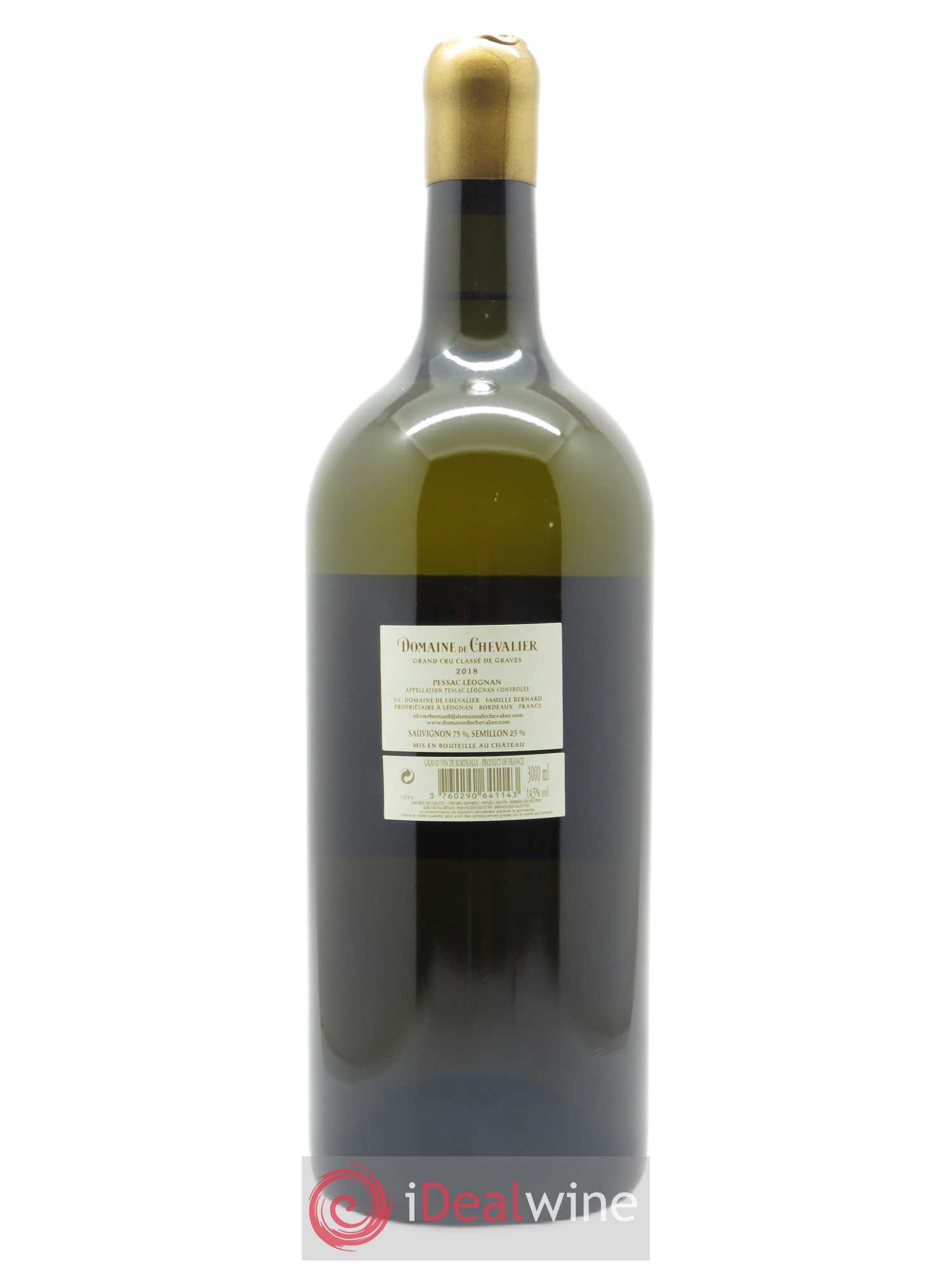 Domaine de Chevalier Cru Classé de Graves 2018 - Lot de 1 double magnum - 1