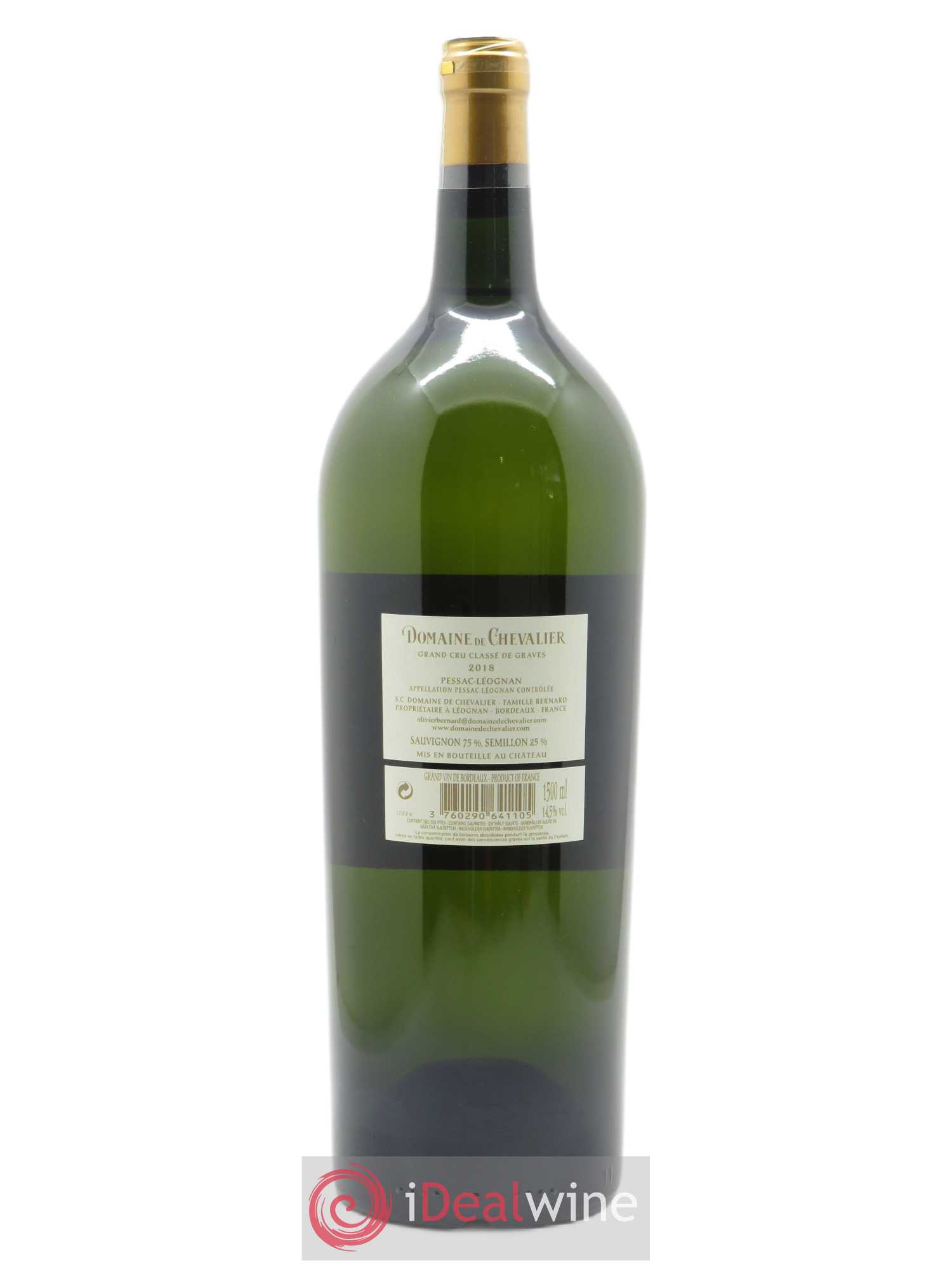 Domaine de Chevalier Cru Classé de Graves (CBO à partir de 3 mgs) 2018 - Lot de 1 magnum - 1