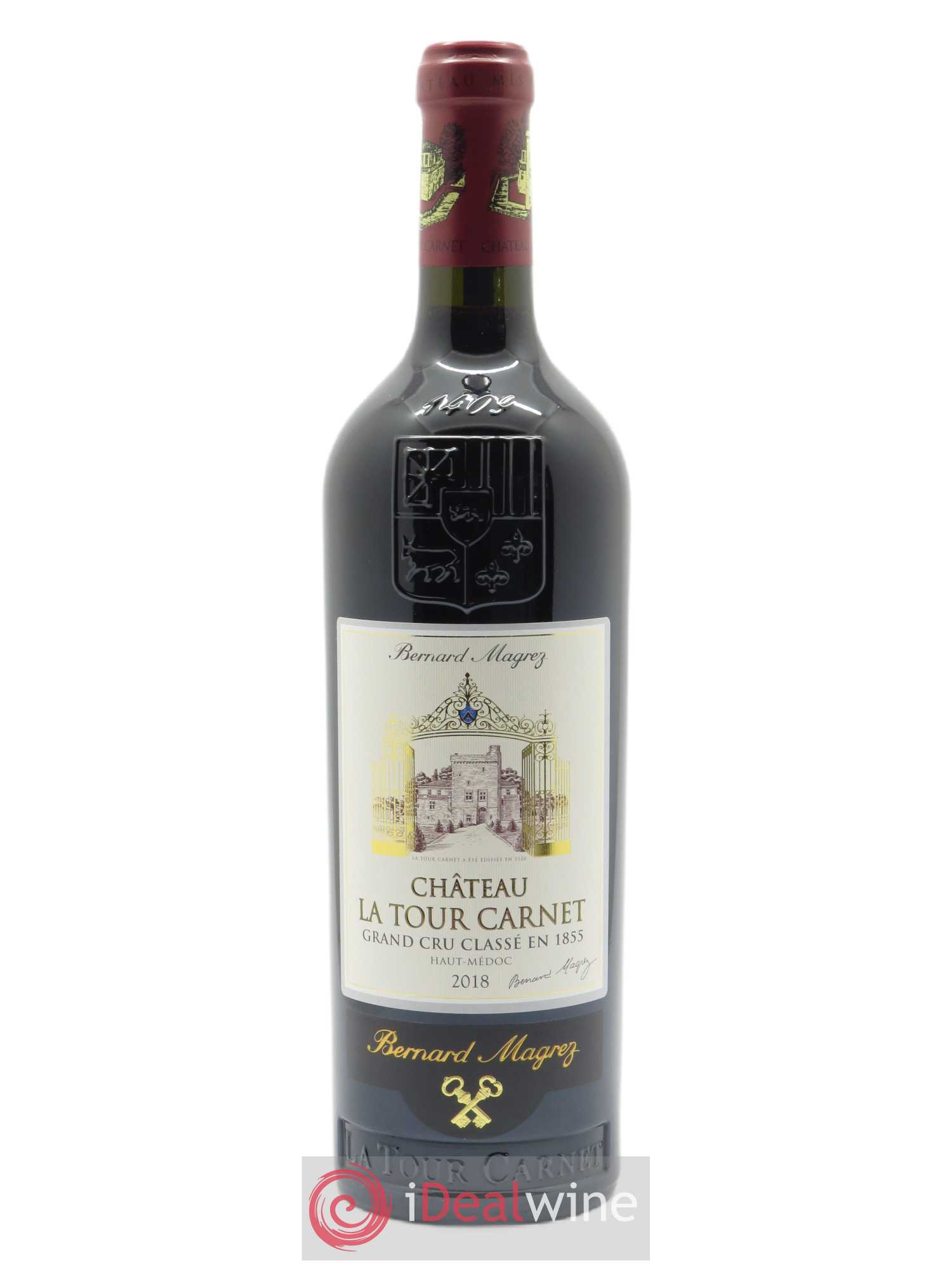 Château la Tour Carnet 4ème Grand Cru Classé (CBO à partir de 6 bts) 2018 - Lot de 1 bouteille - 0