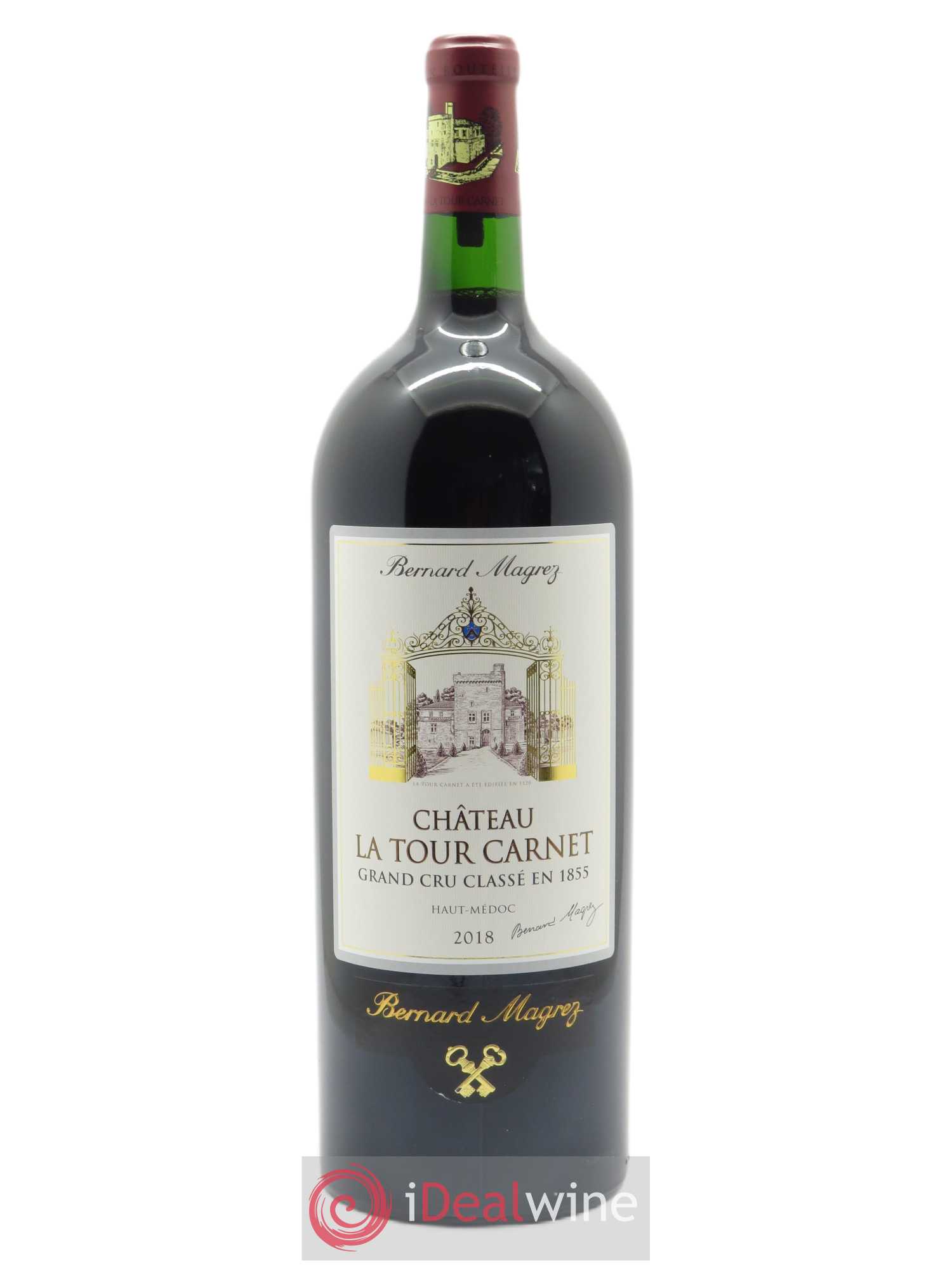 Château la Tour Carnet 4ème Grand Cru Classé (CBO à partir de 6 mgs) 2018 - Lot de 1 magnum - 0