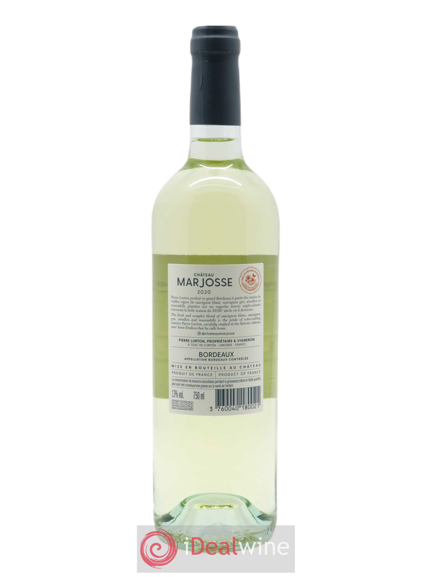 Château Marjosse 2020 - Lot of 1 bottle - 1