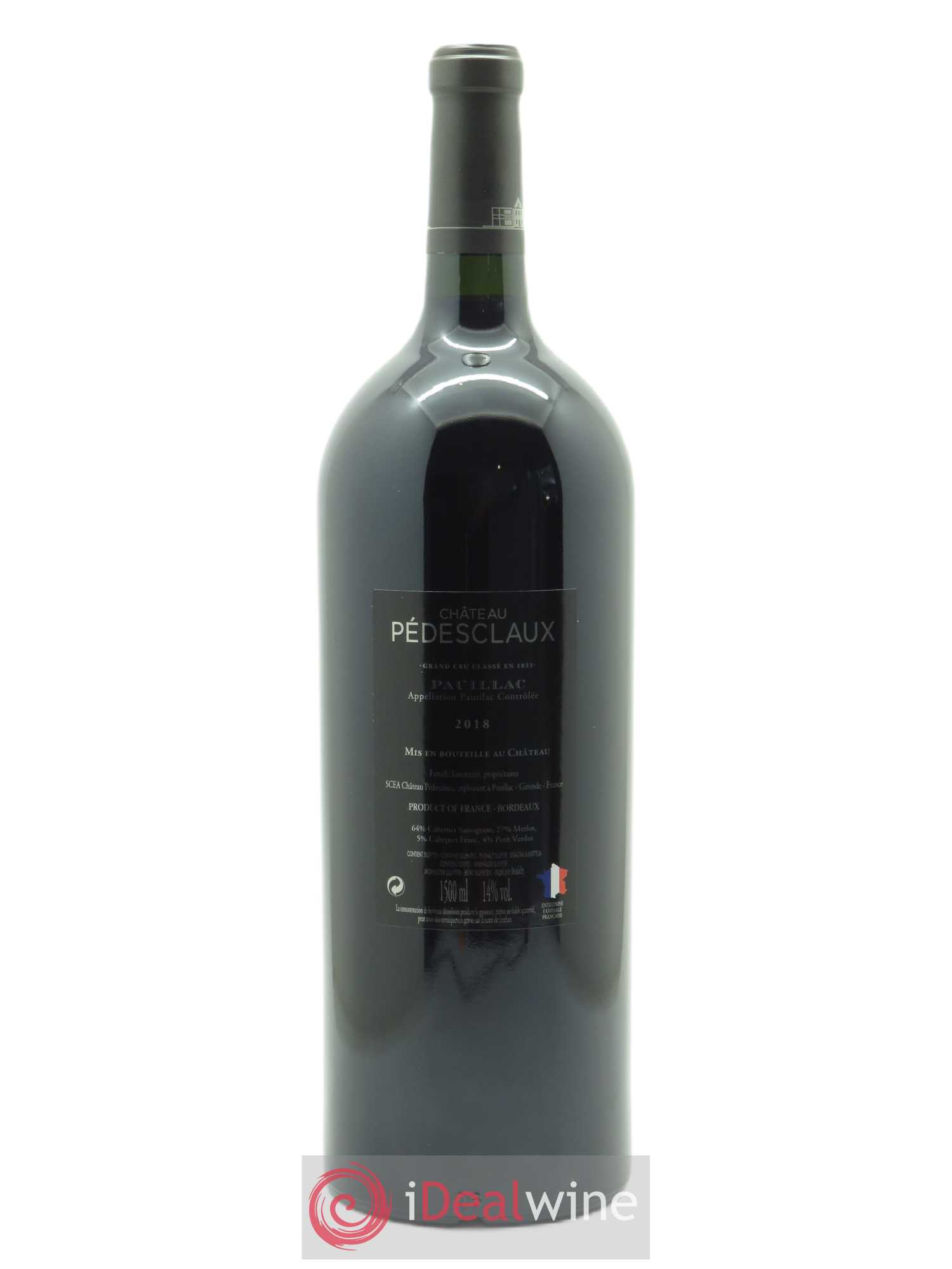 Château Pedesclaux 5ème Grand Cru Classé (CBO à partir de 3 mgs) 2018 - Lot de 1 magnum - 1