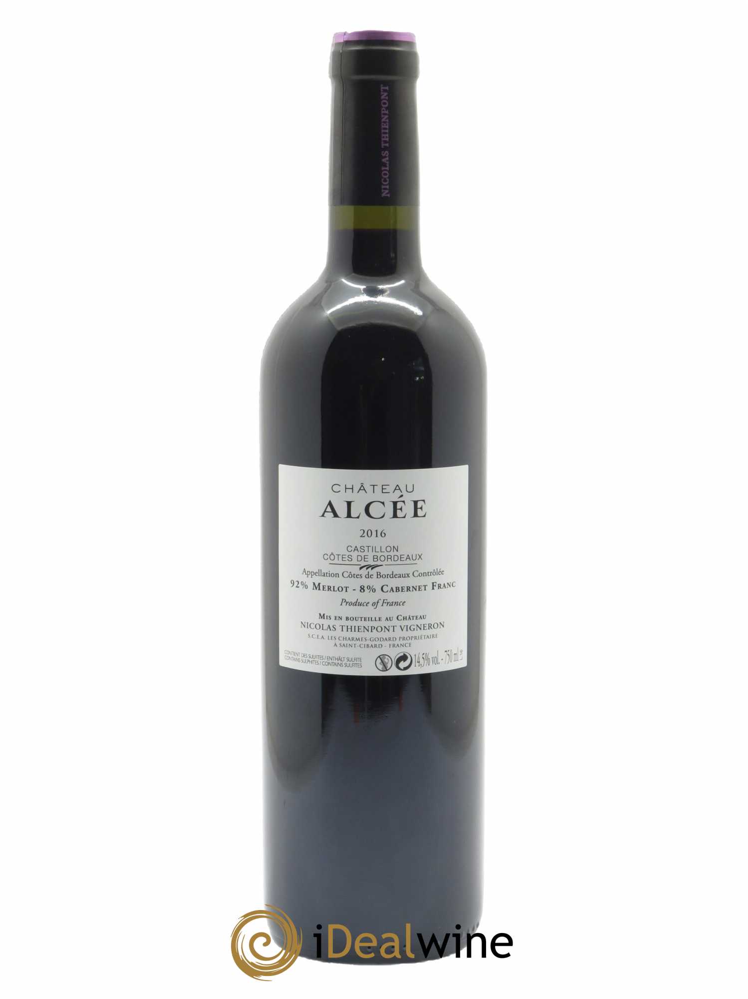 Château Alcée 2016 - Lot of 1 bottle - 1