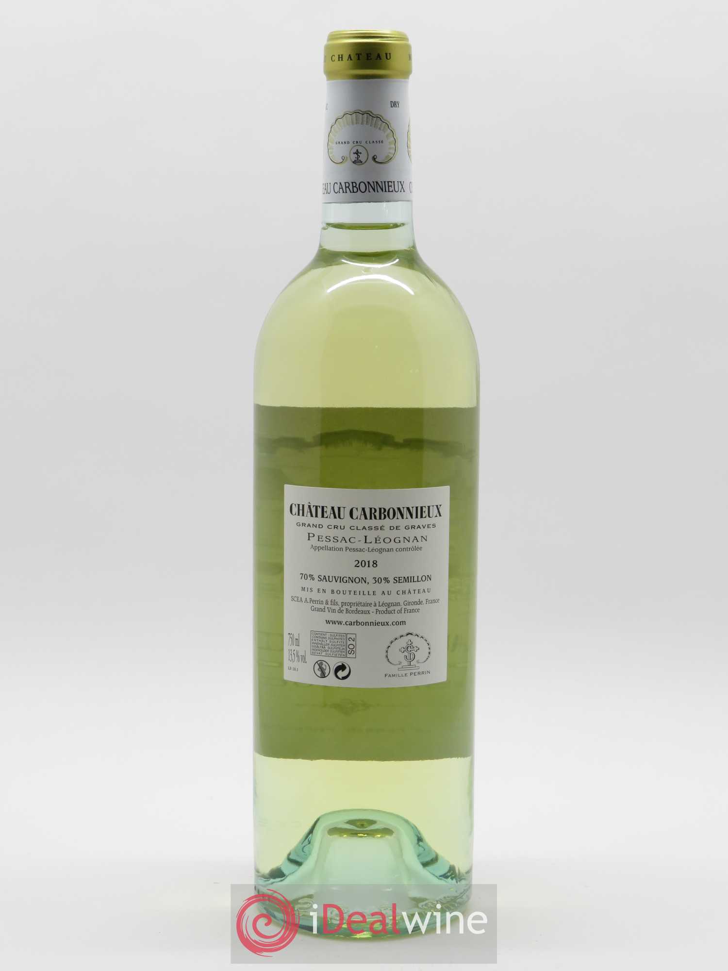 Château Carbonnieux Cru Classé de Graves 2018 - Lot de 1 bouteille - 1