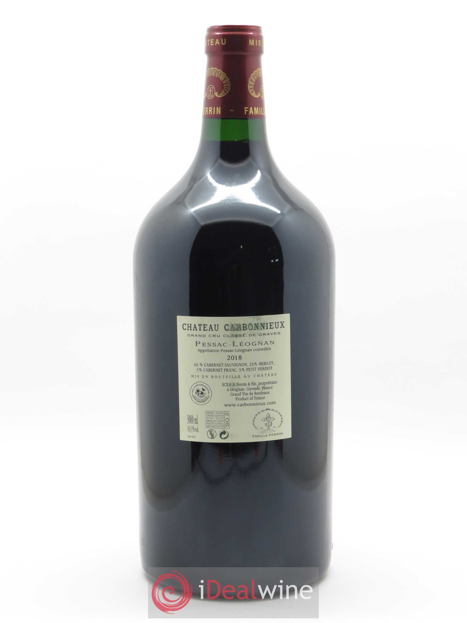 Château Carbonnieux Cru Classé de Graves 2018 - Lot de 1 double magnum - 1