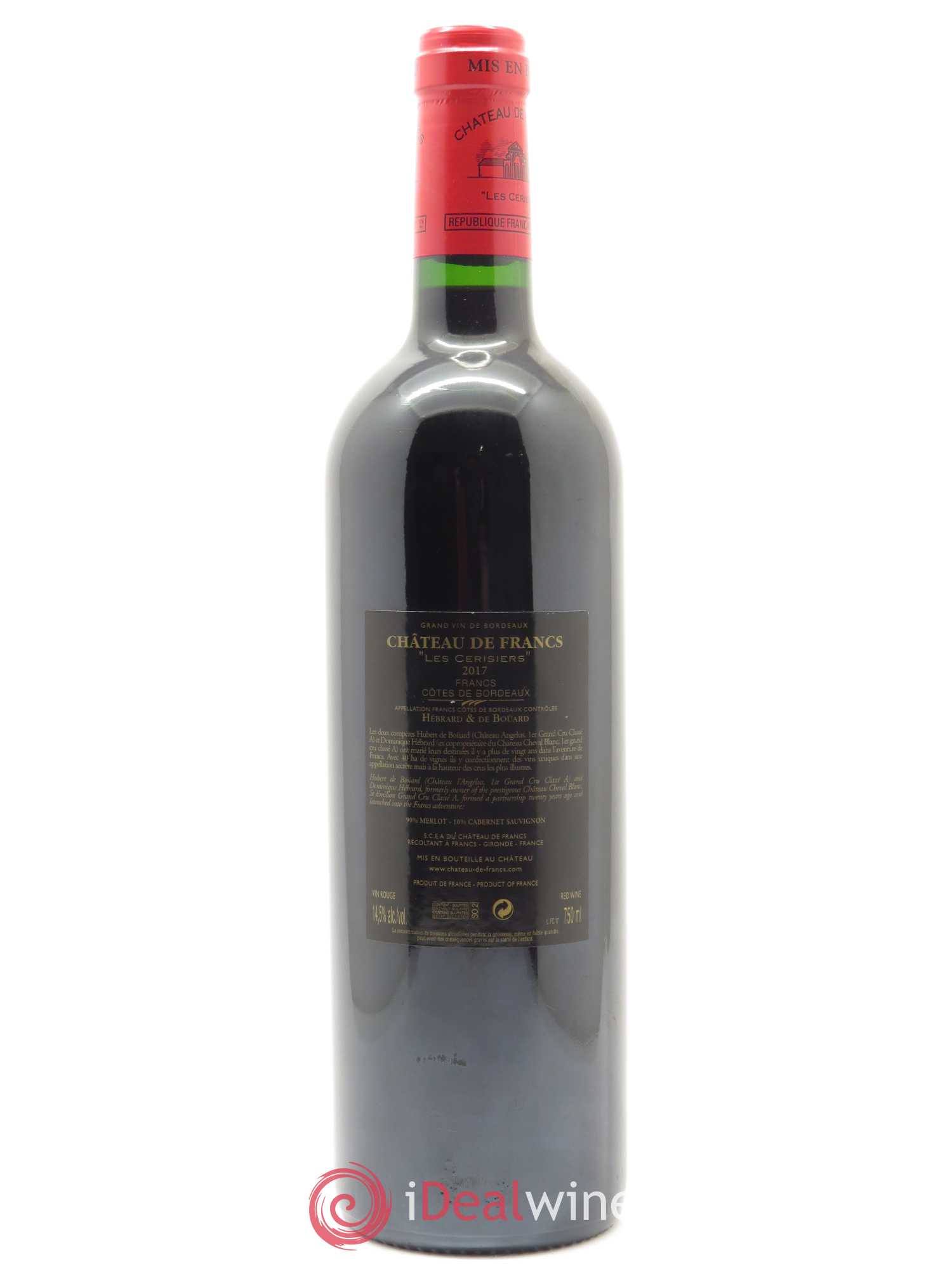 Château de Francs - Les Cerisiers 2017 - Lot de 1 bouteille - 1