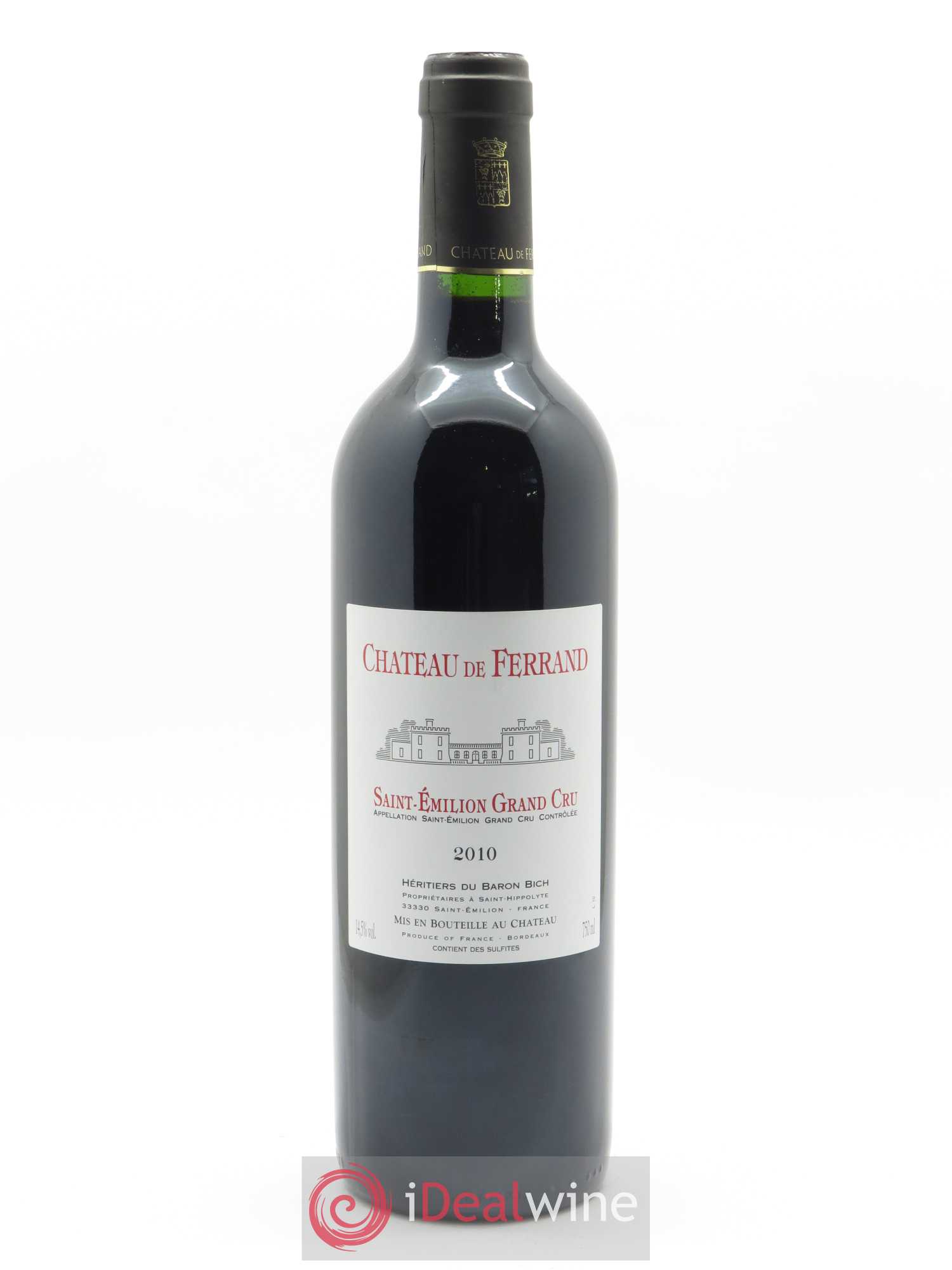 Château de Ferrand Grand Cru Classé (CBO à partir de 6 bts) 2010 - Lot de 1 bouteille - 0