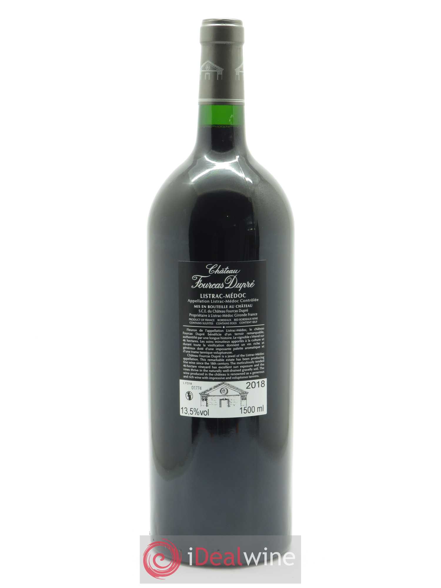 Château Fourcas Dupré 2018 - Lot de 1 magnum - 1