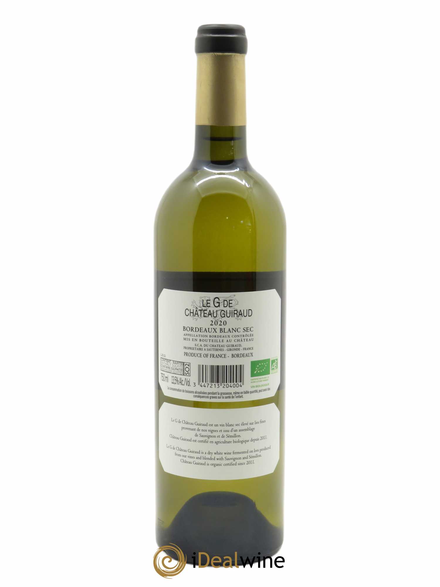 Le G de Château Guiraud 2020 - Lot de 1 bouteille - 1