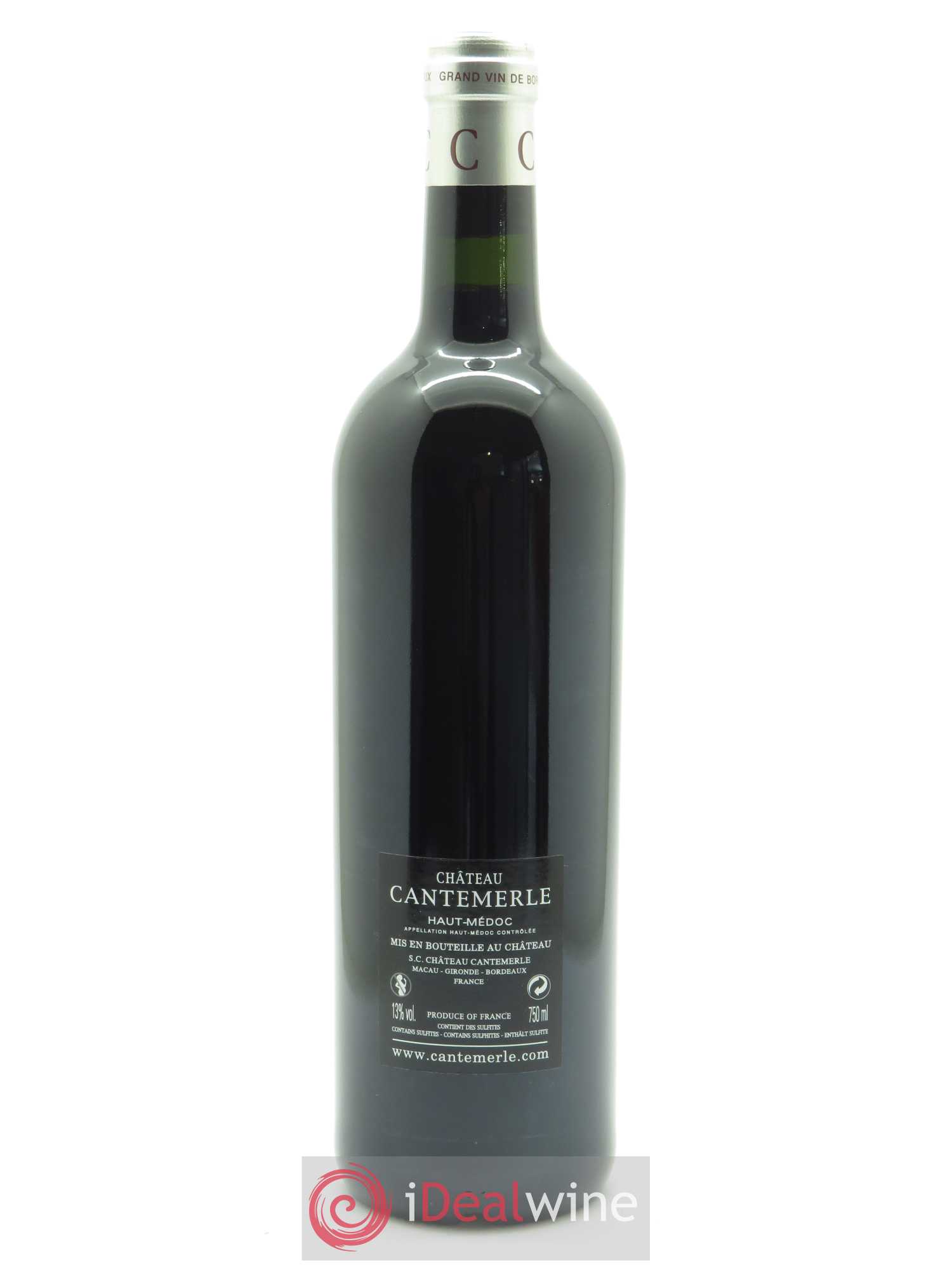 Château Cantemerle 5ème Grand Cru Classé 2017 - Lot de 1 bouteille - 1