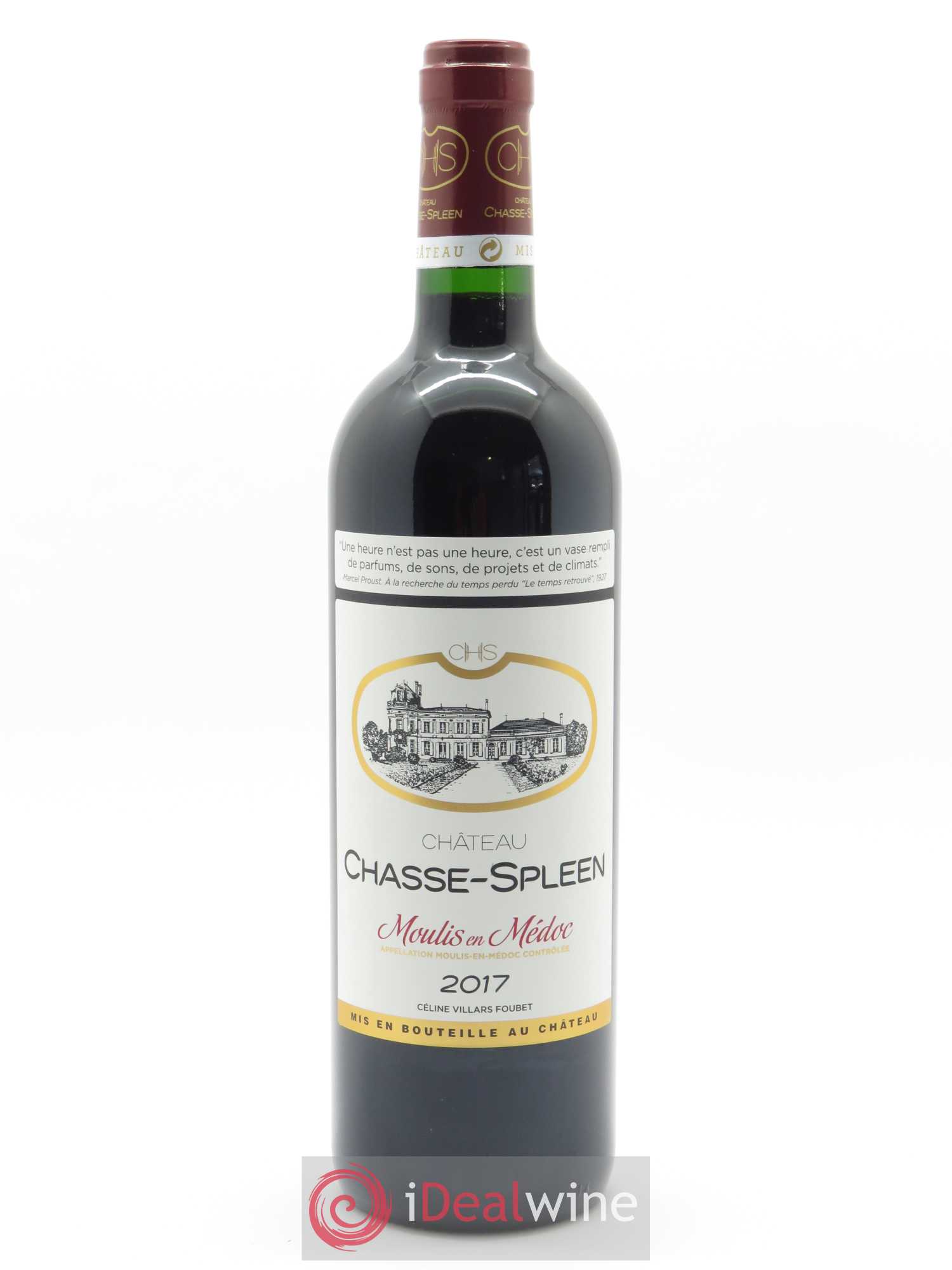 Château Chasse Spleen 2017 - Lot de 1 bouteille - 0