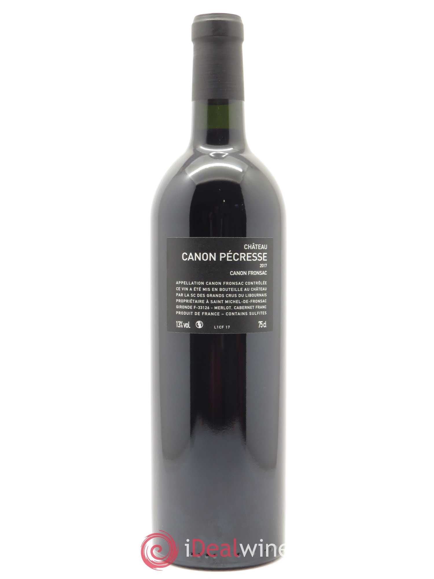 Château Canon Pécresse (CBO à partir de 12 bts) 2017 - Lot de 1 bouteille - 1