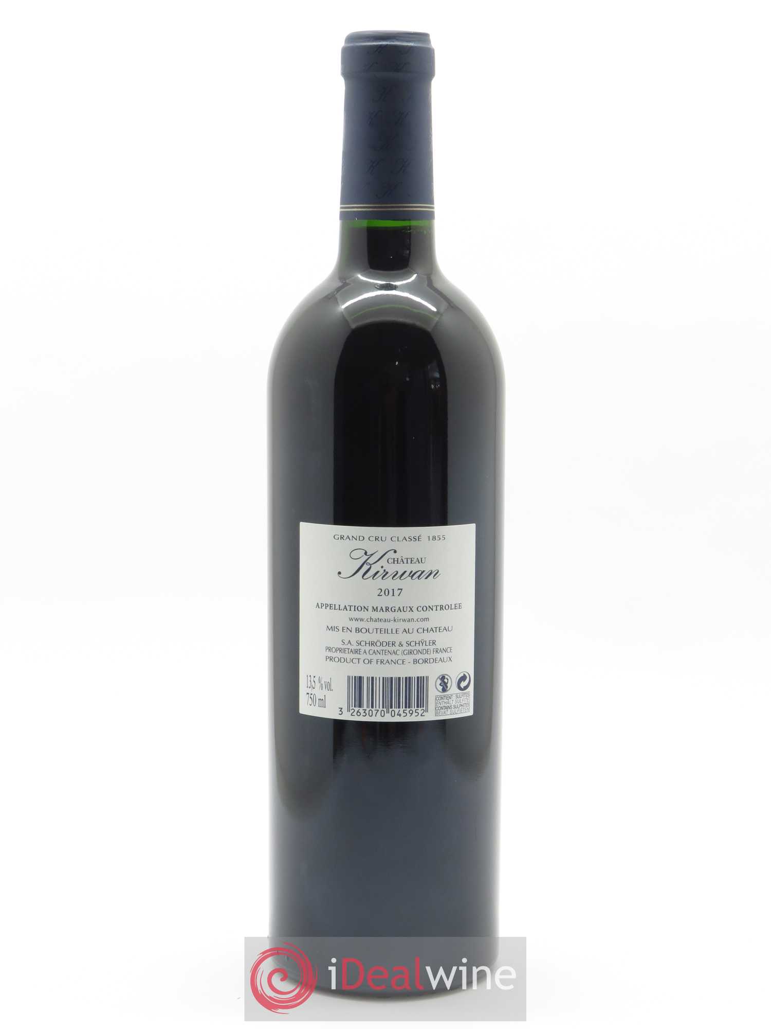 Château Kirwan 3ème Grand Cru Classé 2017 - Lot of 1 bottle - 1