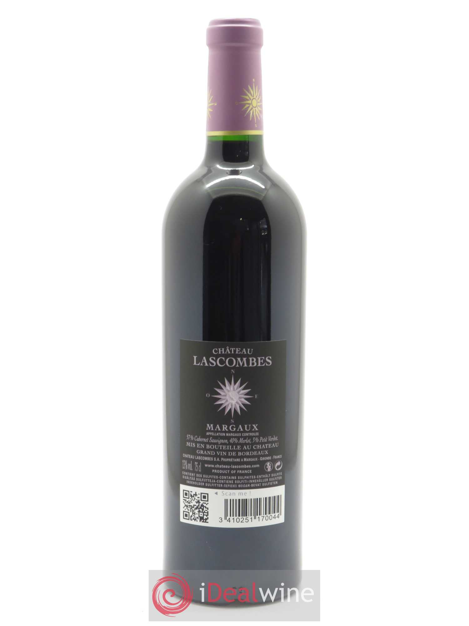 Château Lascombes 2ème Grand Cru Classé (CBO à partir de 12 bts) 2017 - Lot de 1 bouteille - 1