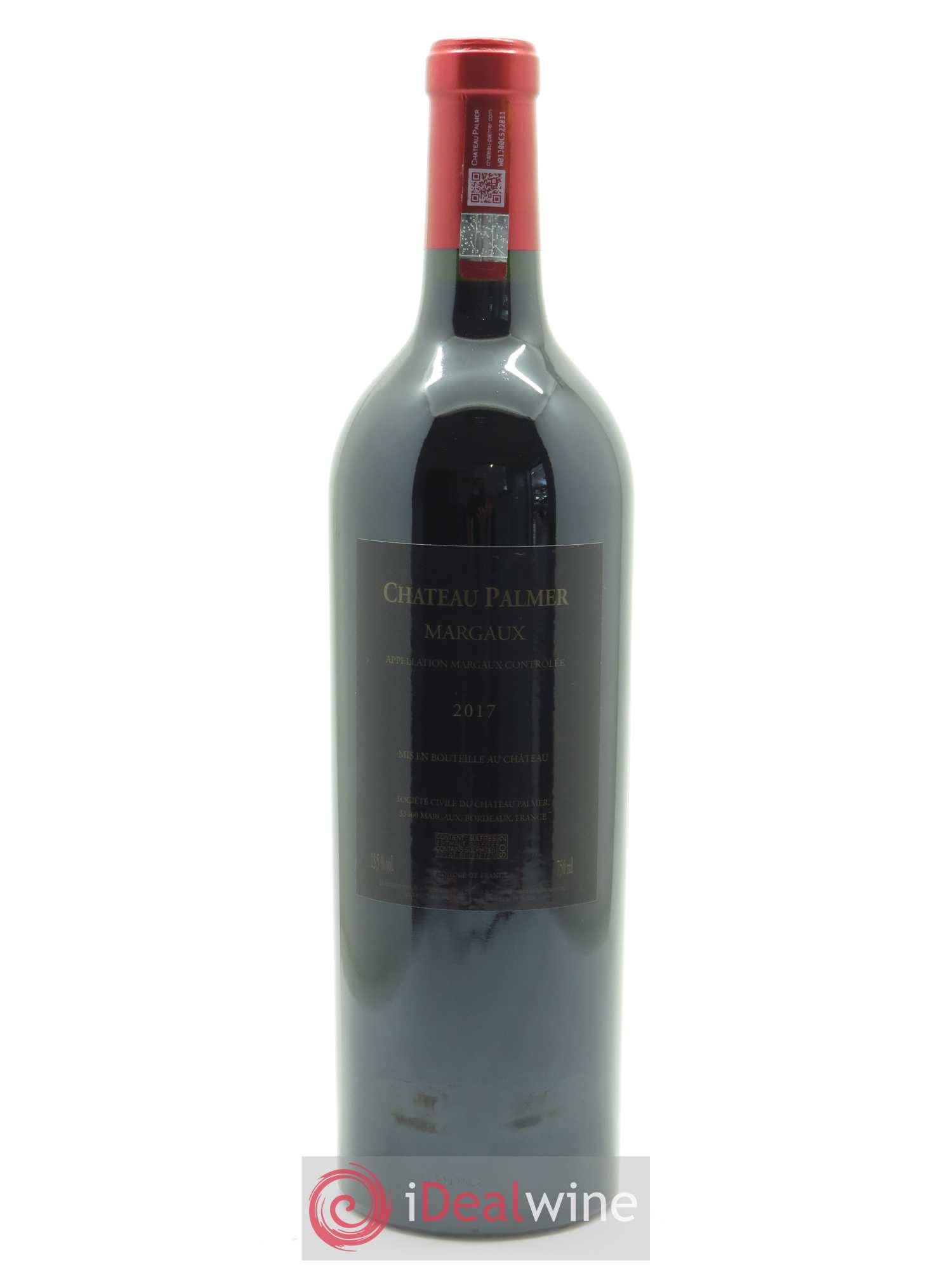 Château Palmer 3ème Grand Cru Classé (Original-Holzkiste ab 6 St.) 2017 - Posten von 1 Flasche - 1