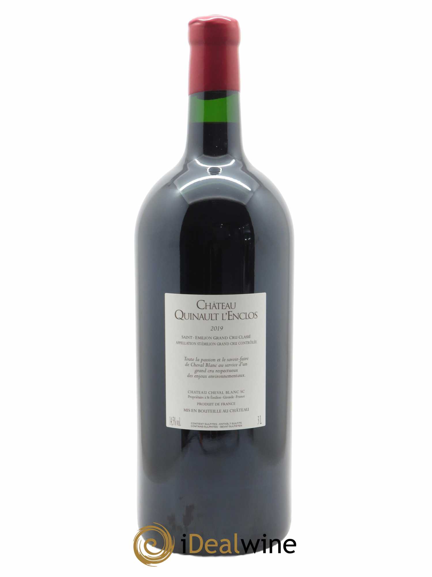 Château Quinault L'Enclos 2019 - Lot of 1 double magnum - 1