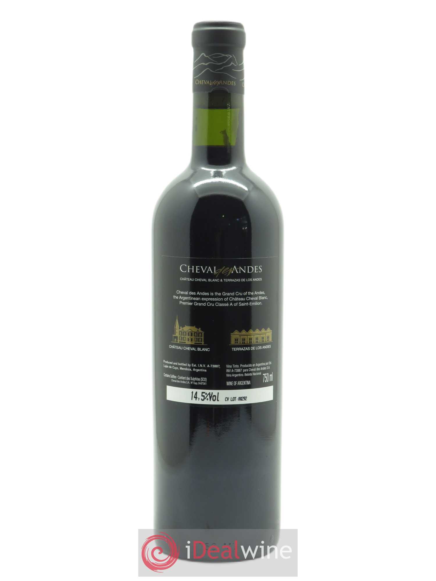 Mendoza Cheval des Andes 2012 - Lot de 1 bouteille - 1