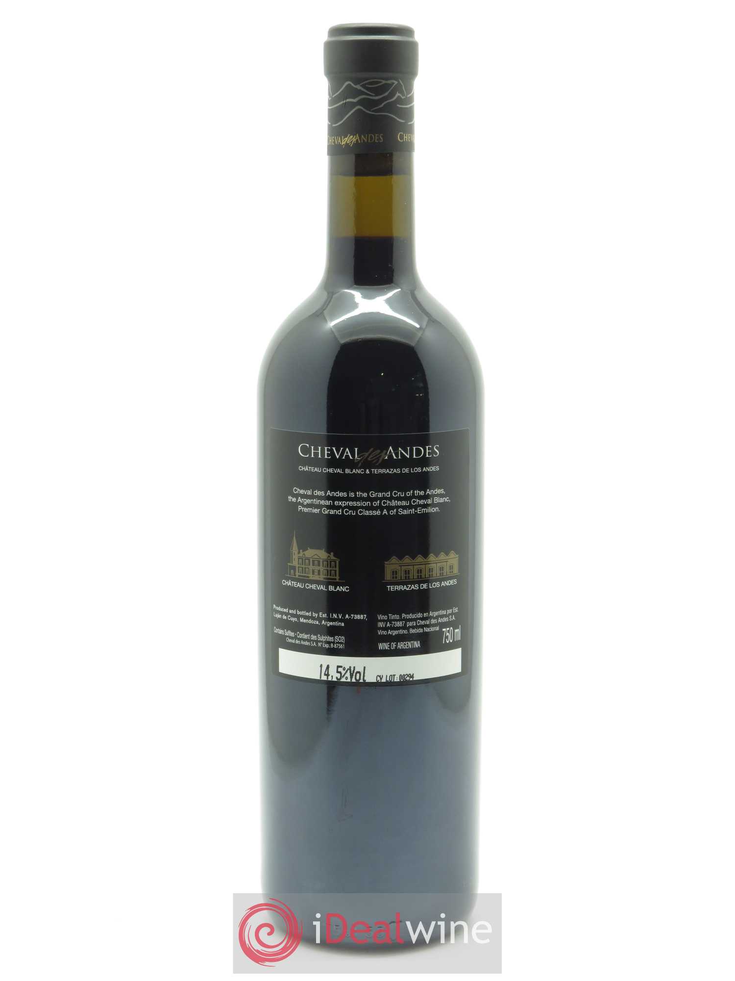 Mendoza Cheval des Andes 2014 - Lot de 1 bouteille - 1