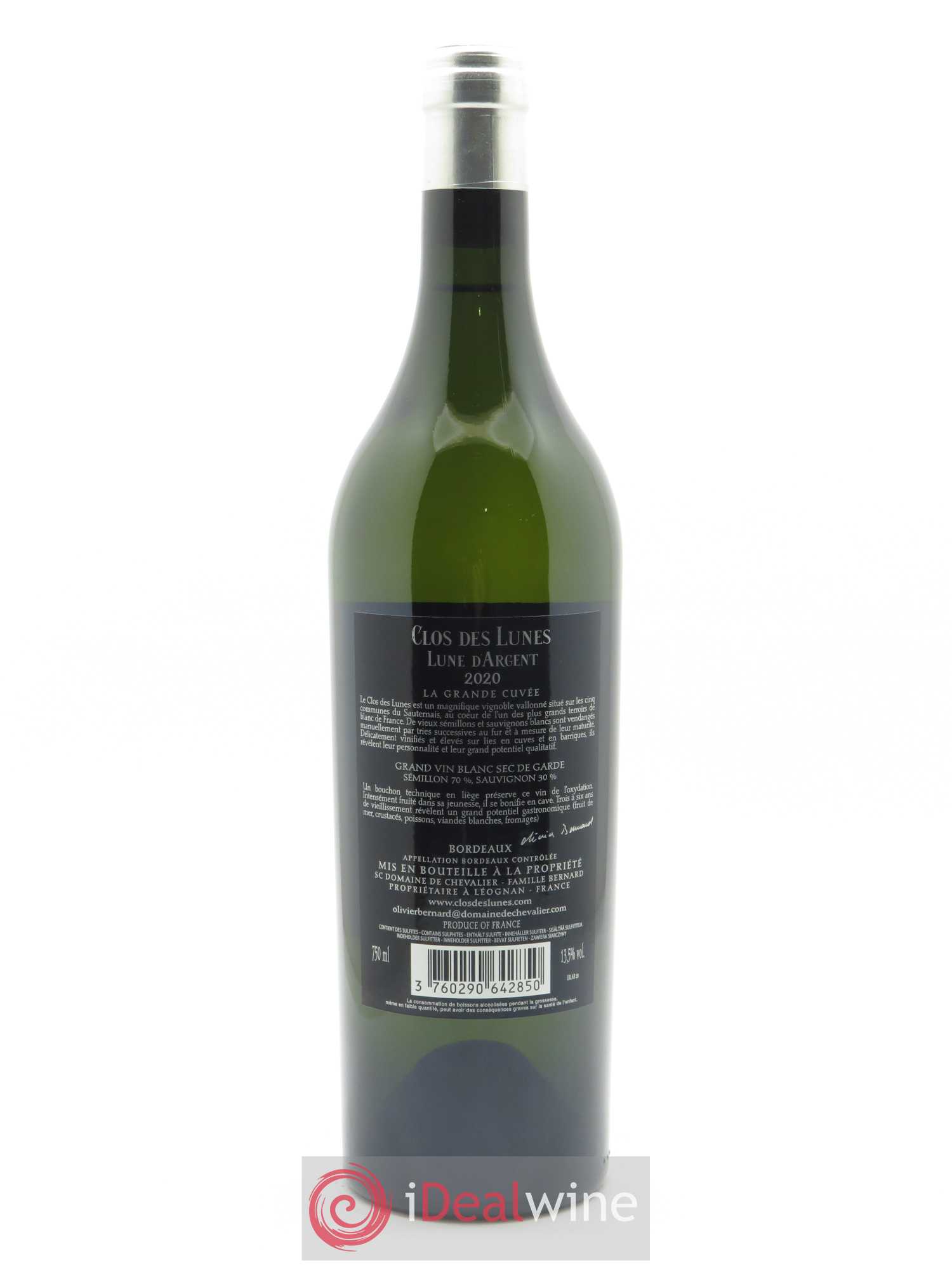 Clos des Lunes - Lune d'Argent 2020 - Lot de 1 bouteille - 1
