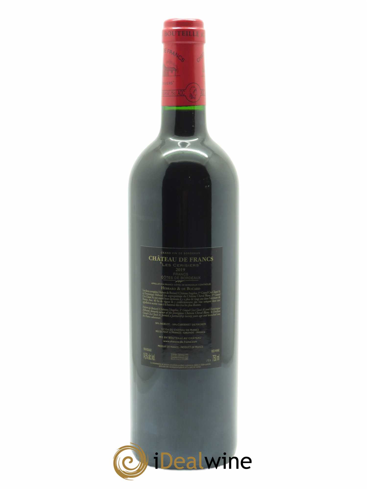 Château de Francs - Les Cerisiers 2019 - Lot of 1 bottle - 1