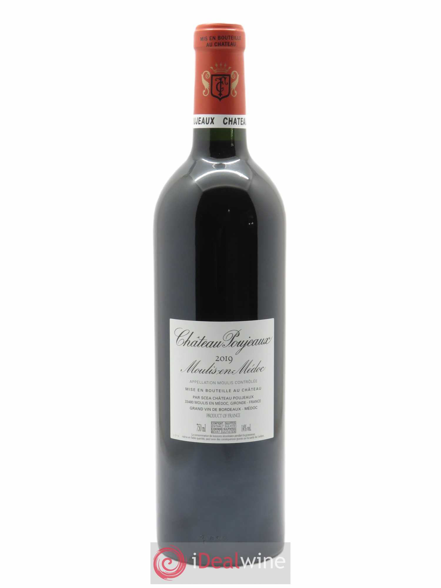 Château Poujeaux 2019 - Lot of 1 bottle - 1