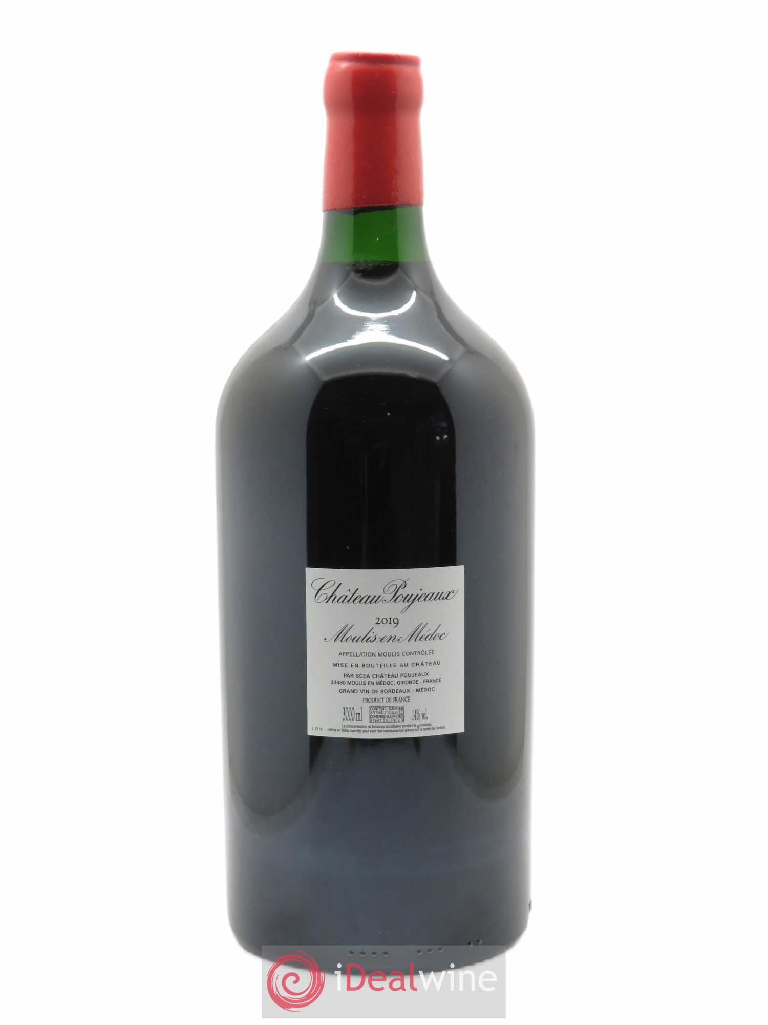 Château Poujeaux 2019 - Lot de 1 double magnum - 1