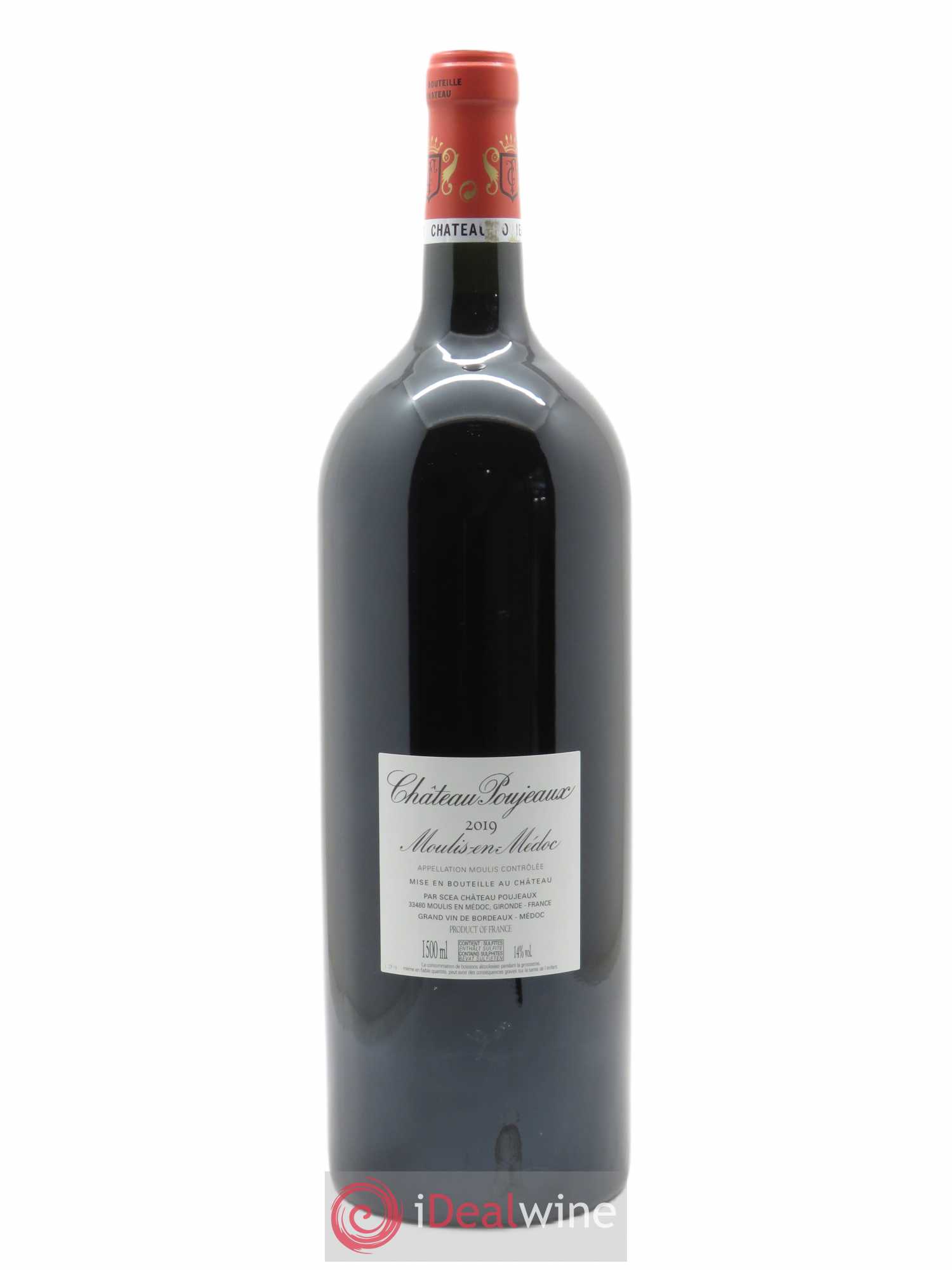 Château Poujeaux 2019 - Lot of 1 magnum - 1