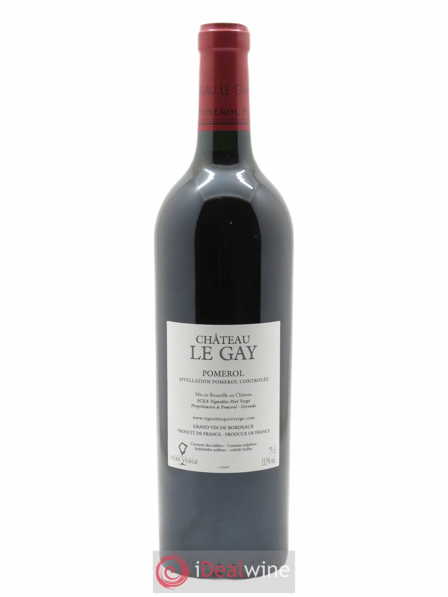 Château Le Gay (CBO à partir de 12 bts) 2014 - Lot de 1 bouteille - 1