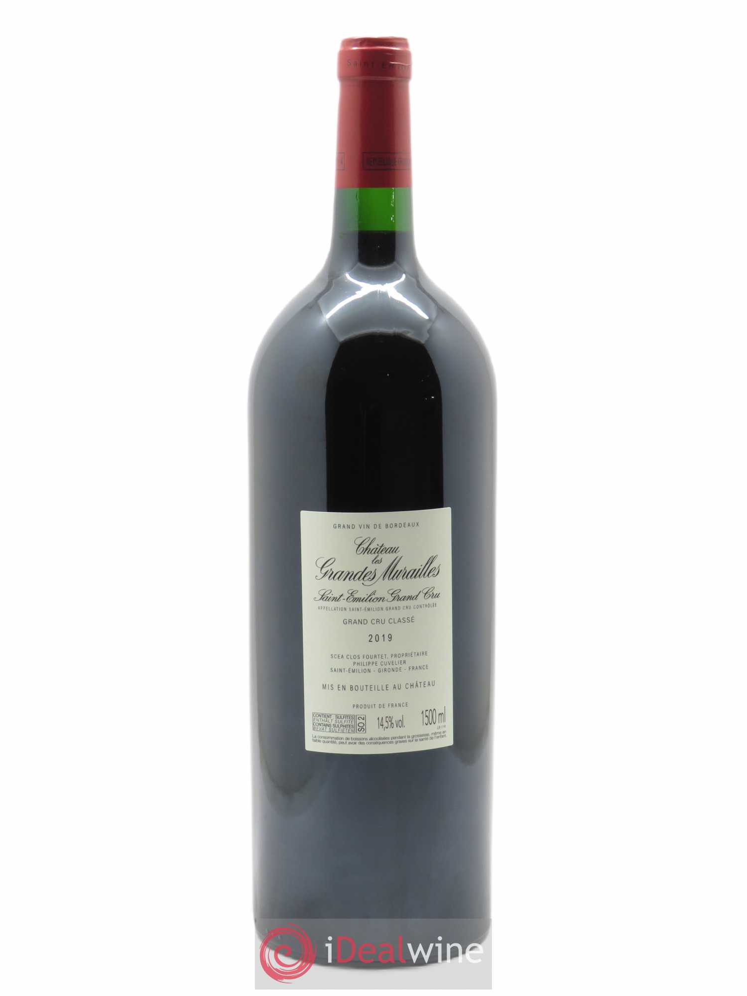 Château les Grandes Murailles Grand Cru Classé 2019 - Lot de 1 magnum - 1