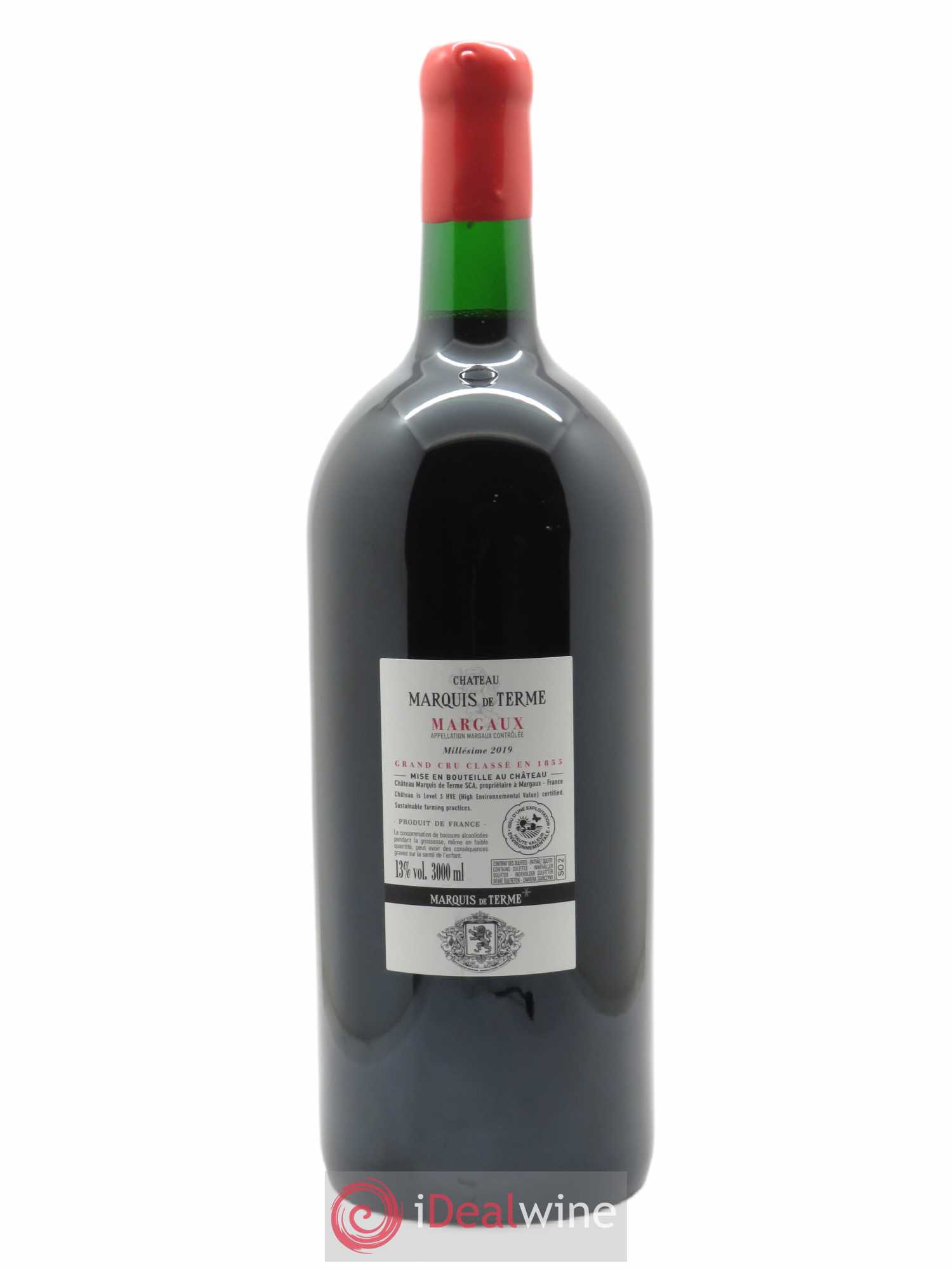 Château Marquis de Terme 4ème Grand Cru Classé (CBO à partir de 1 bte) 2019 - Lot de 1 double magnum - 1