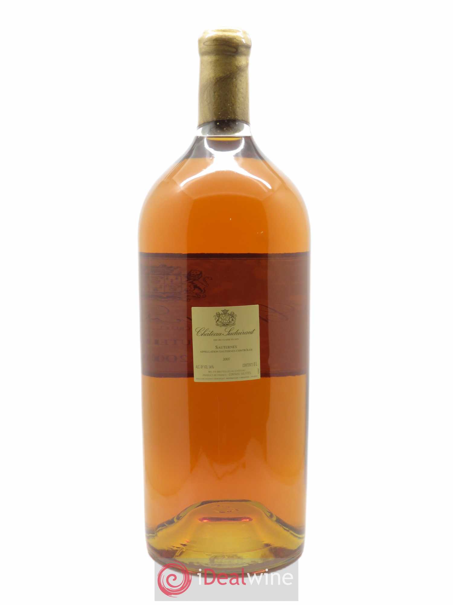Château Suduiraut 1er Grand Cru Classé (CBO à partir de 1 bte) 2007 - Lotto di 1 mathusalem - 1