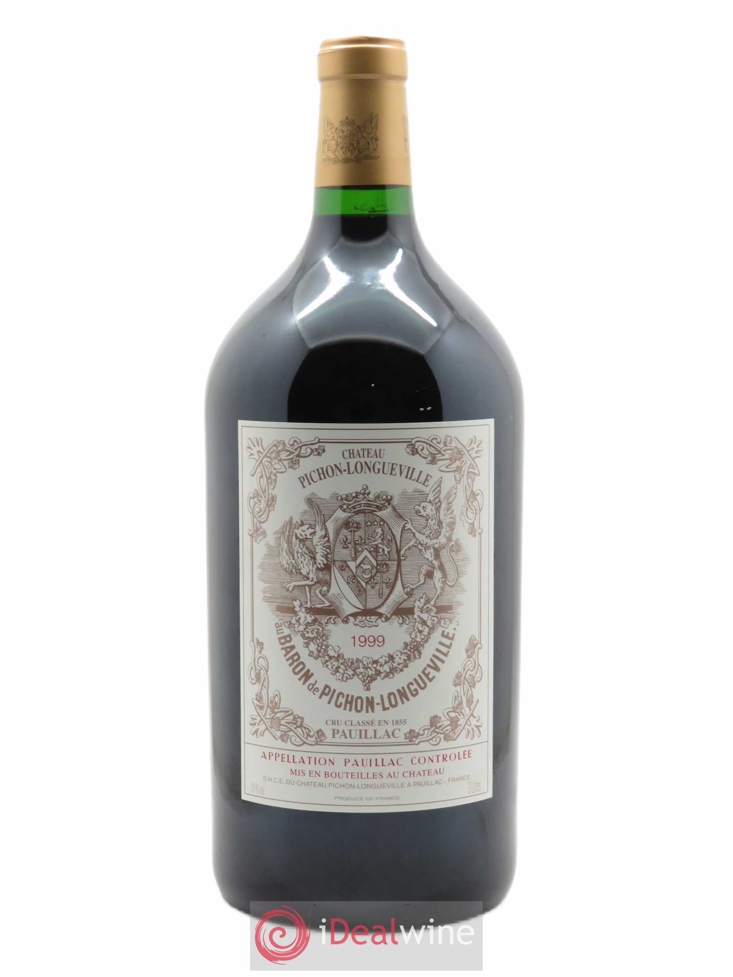 Pichon Longueville Baron 2ème Grand Cru Classé (CBO à partir 1 bte) 1999 - Lot de 1 double magnum - 0