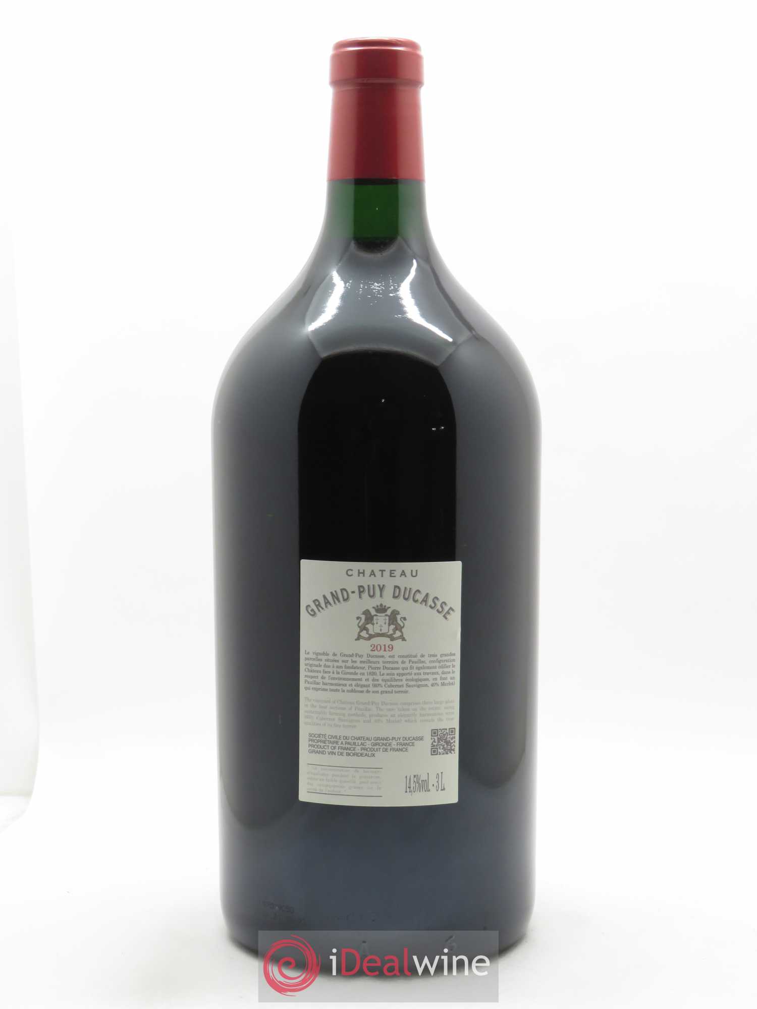Château Grand Puy Ducasse 5ème Grand Cru Classé 2019 - Lot de 1 double magnum - 1