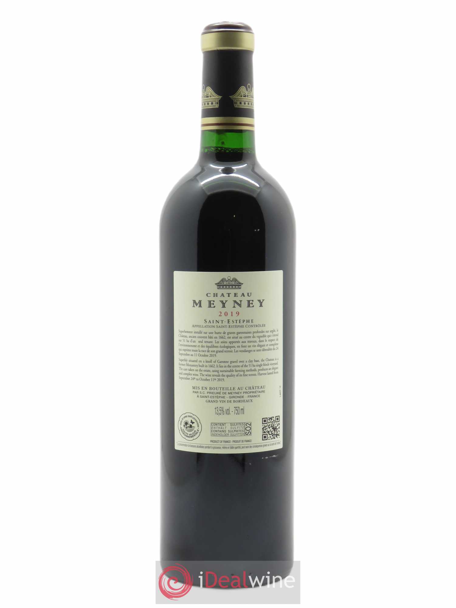 Château Meyney 2019 - Lot of 1 bottle - 1