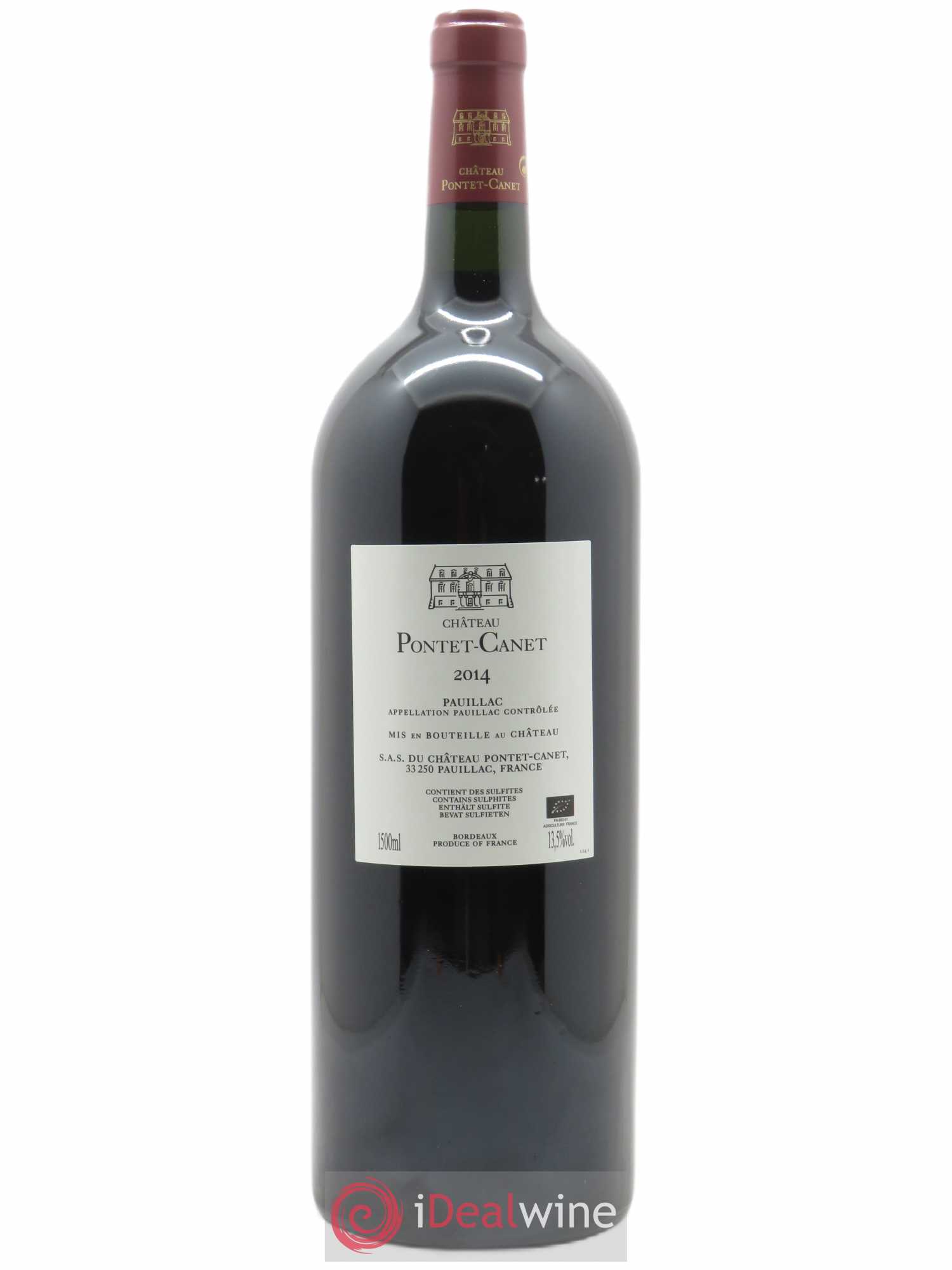 Château Pontet Canet 5ème Grand Cru Classé (CBO à partir de 3 bts) 2014 - Lot de 1 magnum - 1