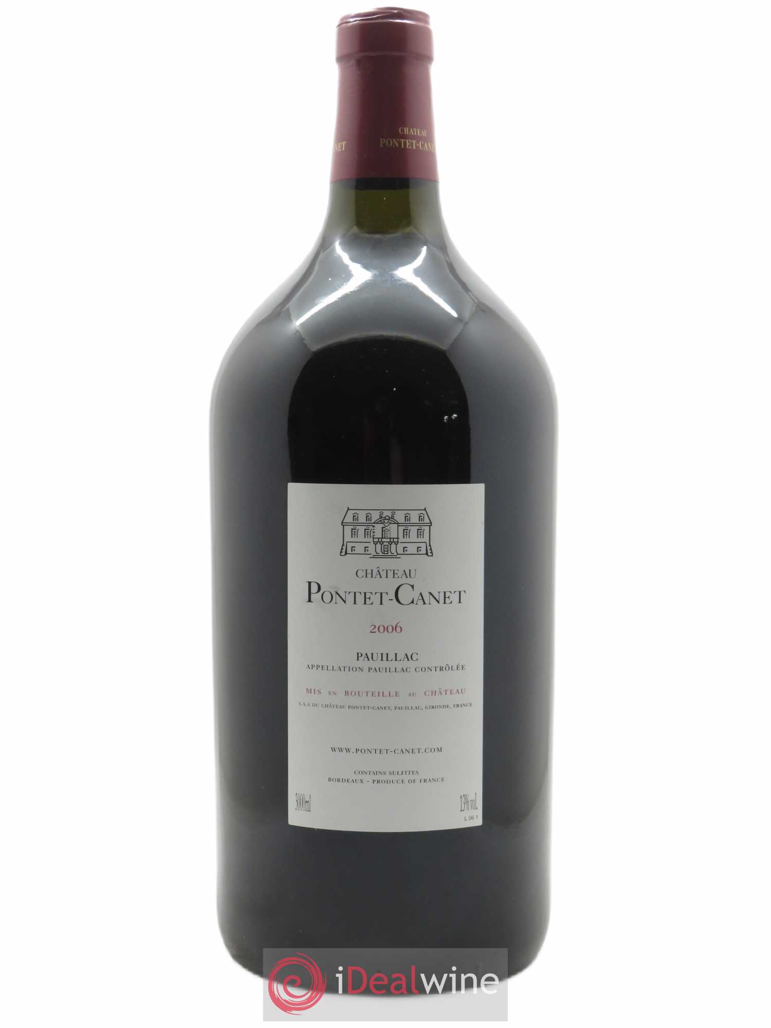 Château Pontet Canet 5ème Grand Cru Classé 2006 - Lot de 1 double magnum - 1