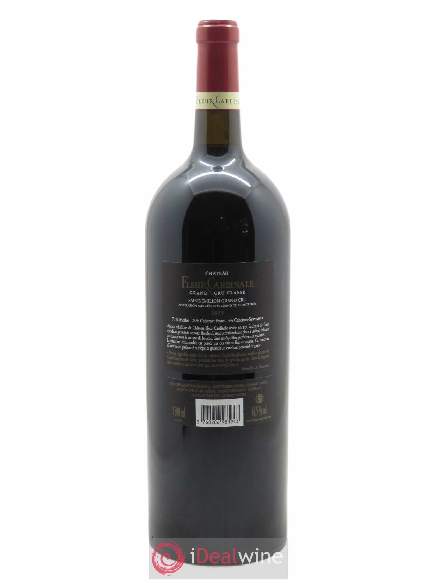 Château Fleur Cardinale - Edition Collector Surf Session (CBO à partir de 1 BTE) 2019 - Lot de 1 magnum - 2